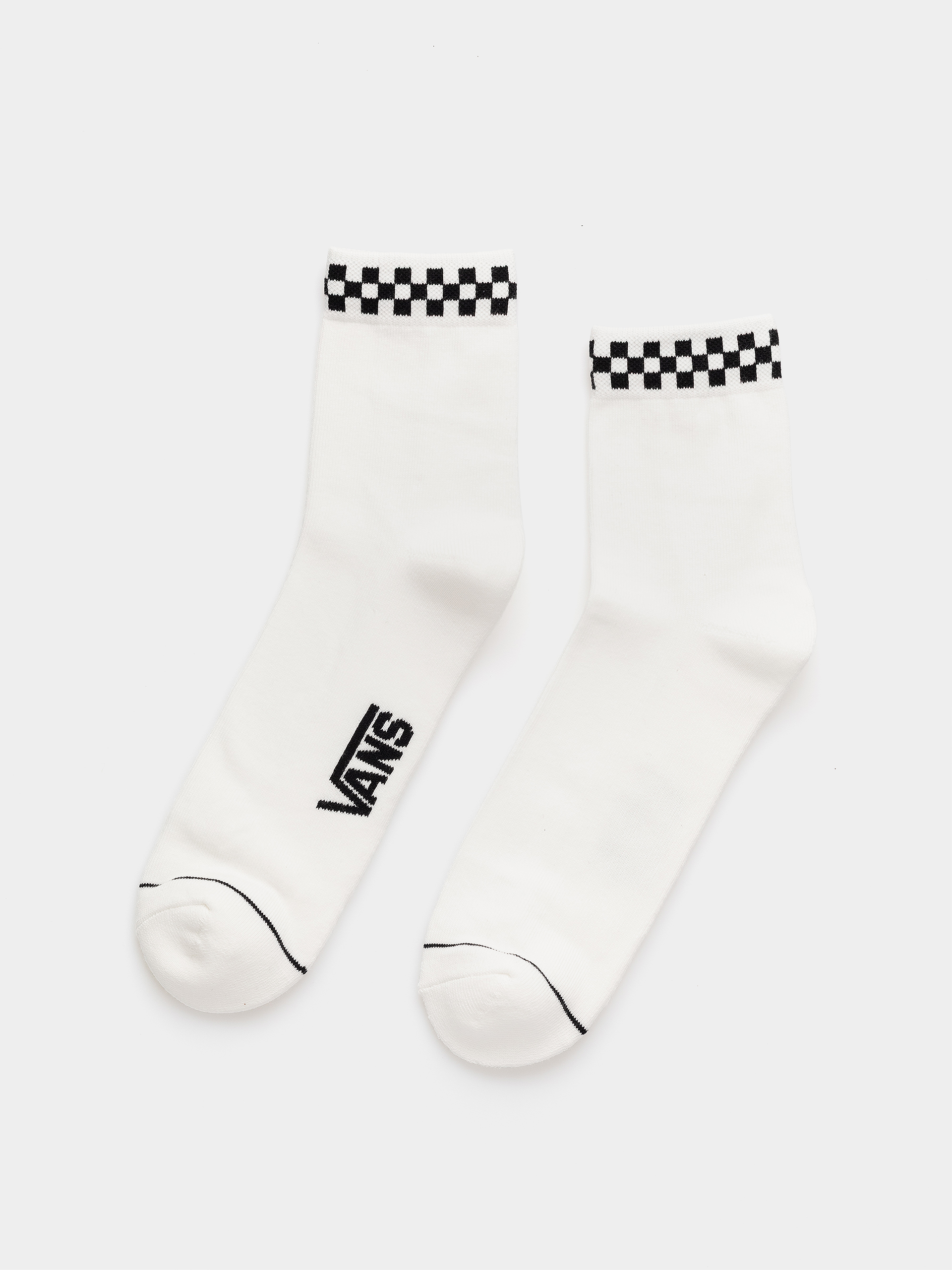 Vans Peek A Check Half Crew Zokni (white/black)