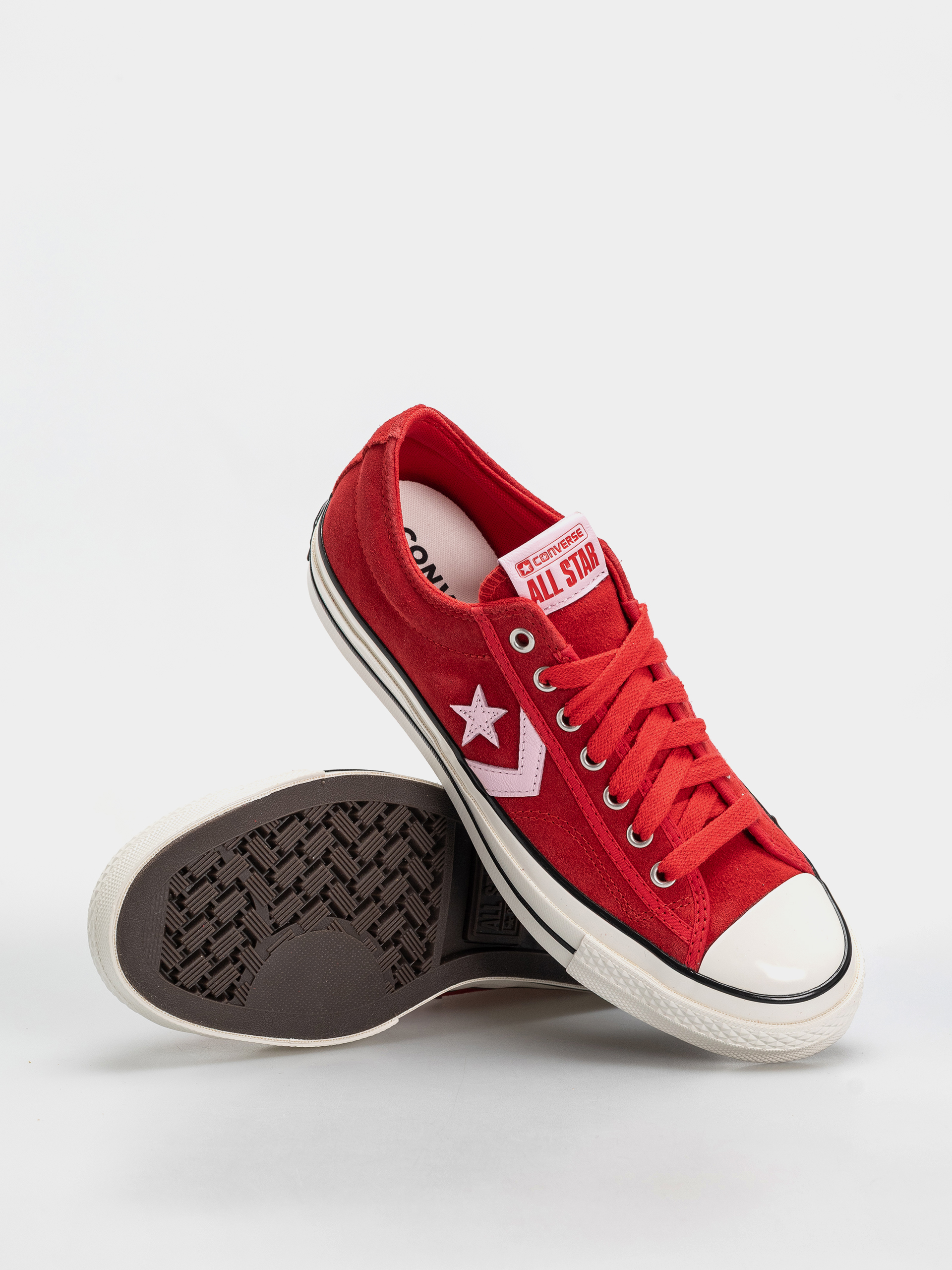 Converse Star Player 76 Ox Cipők (red/new found bloom)