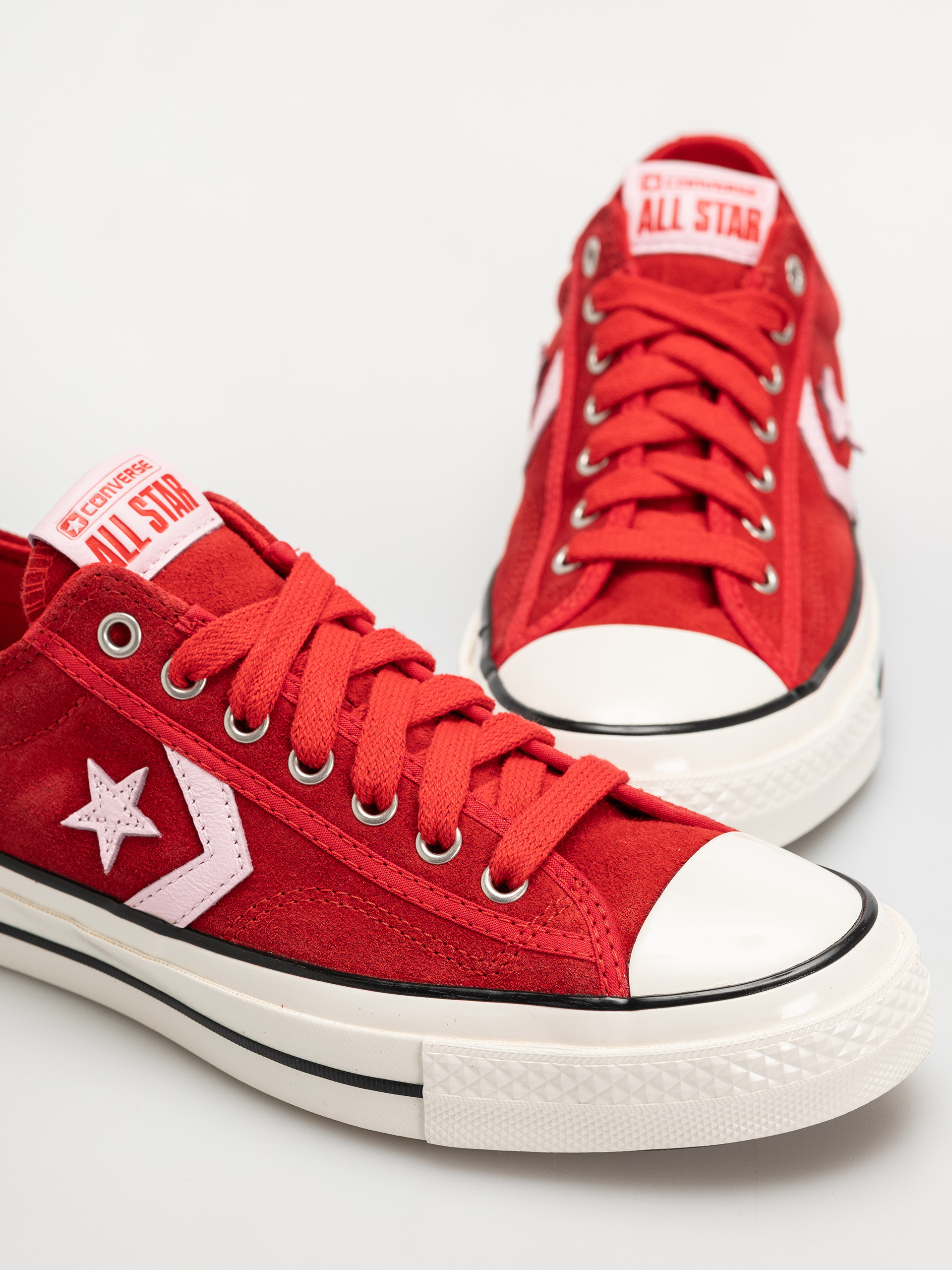 Converse Star Player 76 Ox Cipők (red/new found bloom)