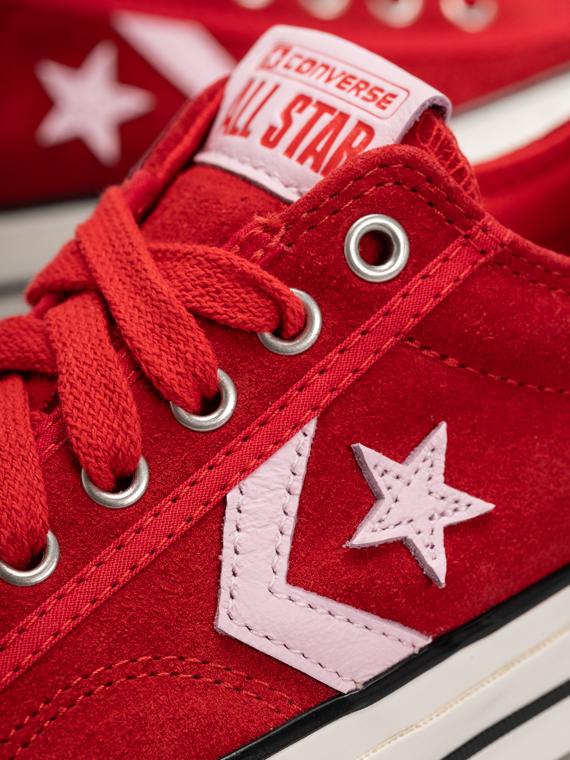Converse Star Player 76 Ox Cipők (red/new found bloom)