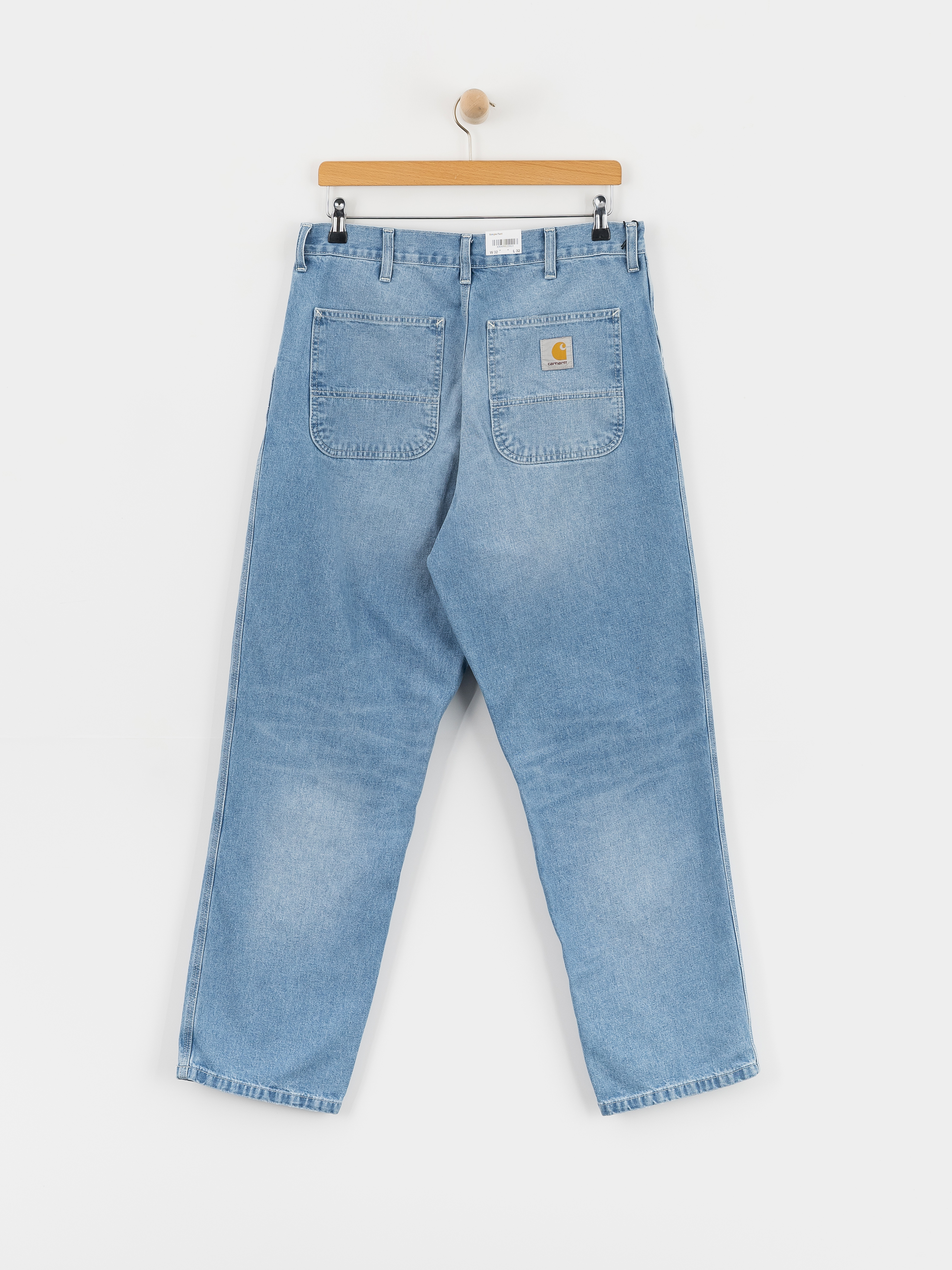 Kisnadrág Carhartt WIP Simple (blue light true washed)