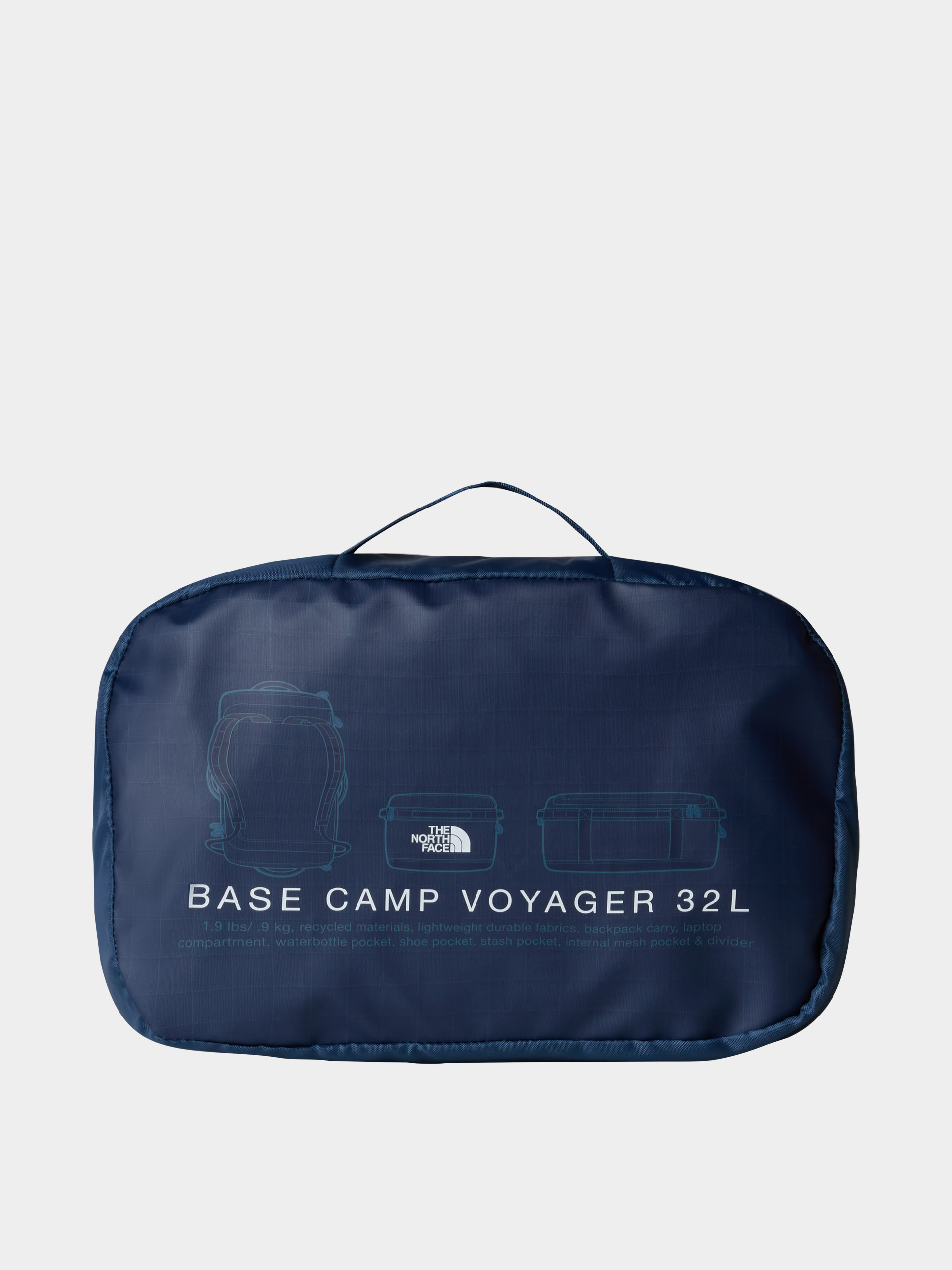 Táska The North Face Base Camp Voyager Duffel 32L (shadyblu/smmtnv)