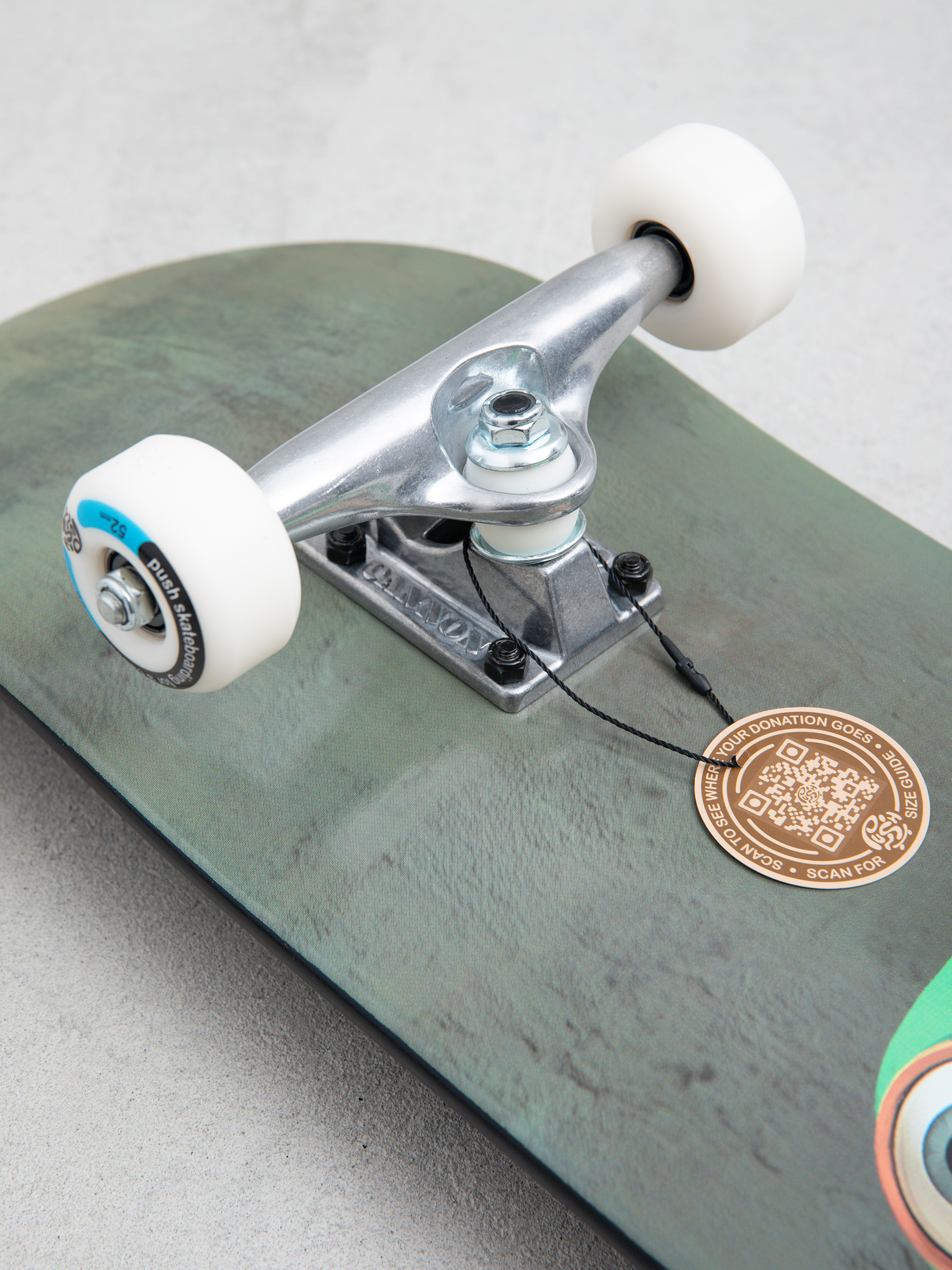 Komplett gördeszka Push Peek Over (green)