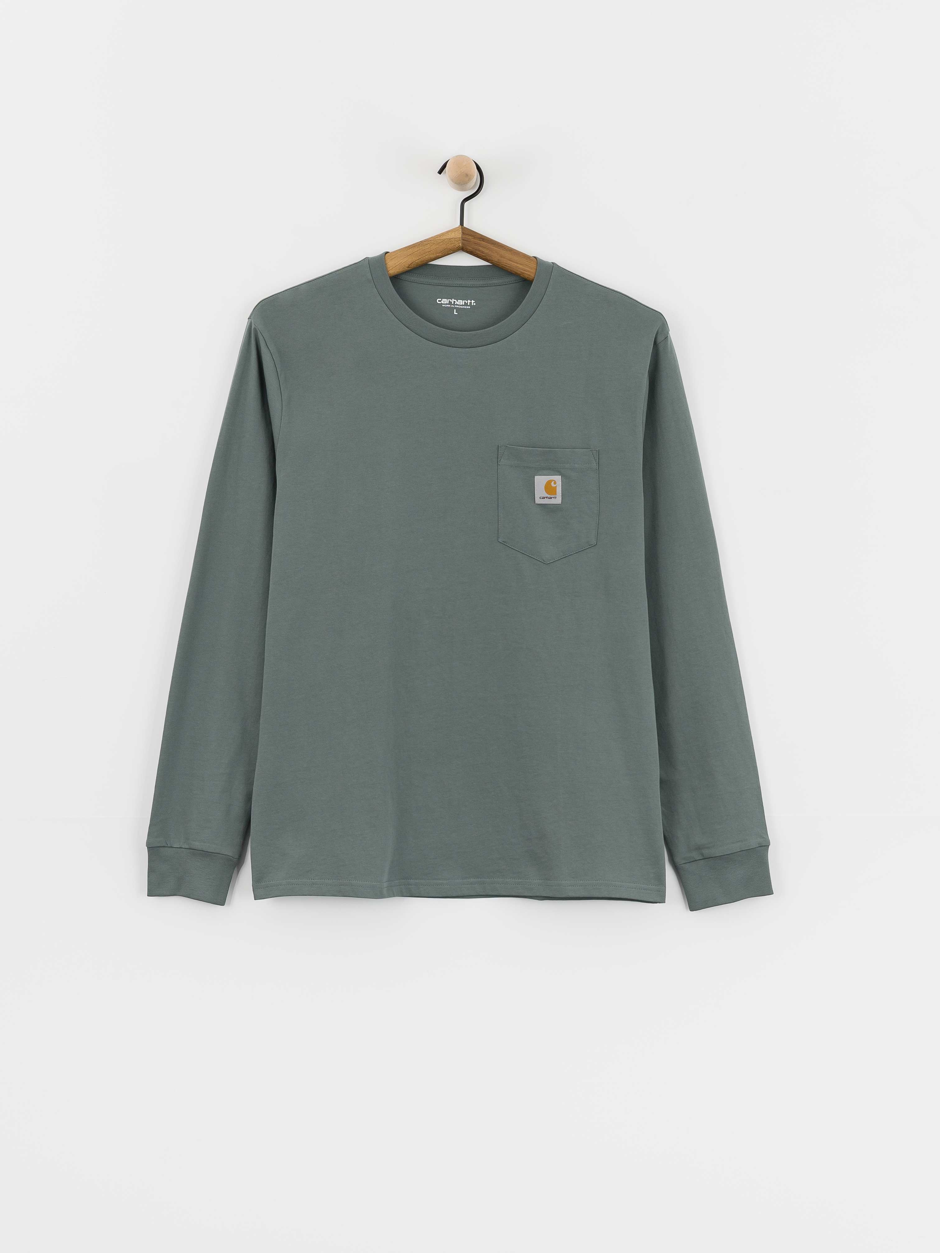 Hosszu00fa ujju00fa felsu0151 Carhartt WIP Pocket (velvet green)