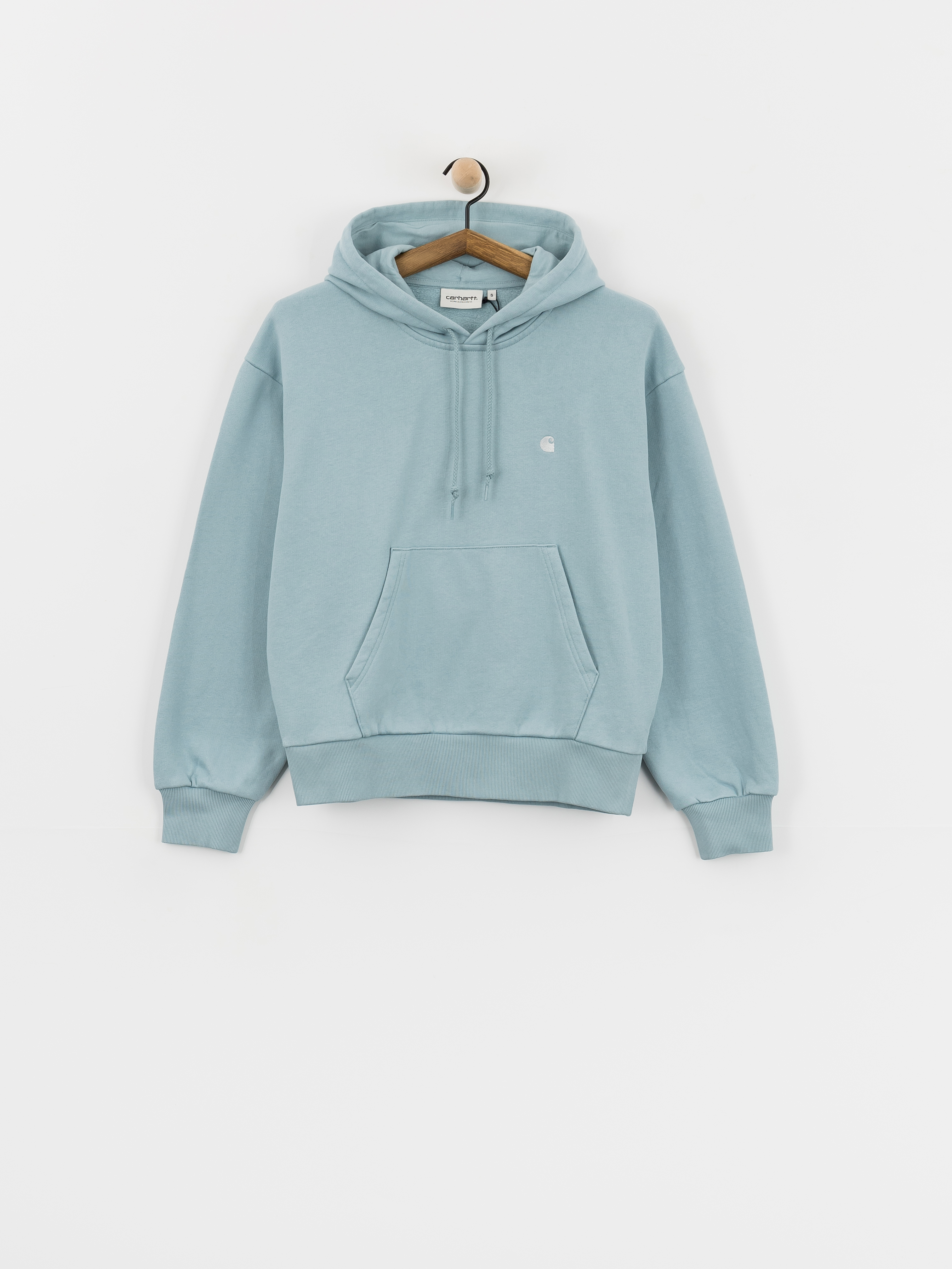 Kapucnis pulóver Carhartt WIP Casey HD Wmn (tourmaline/silver)