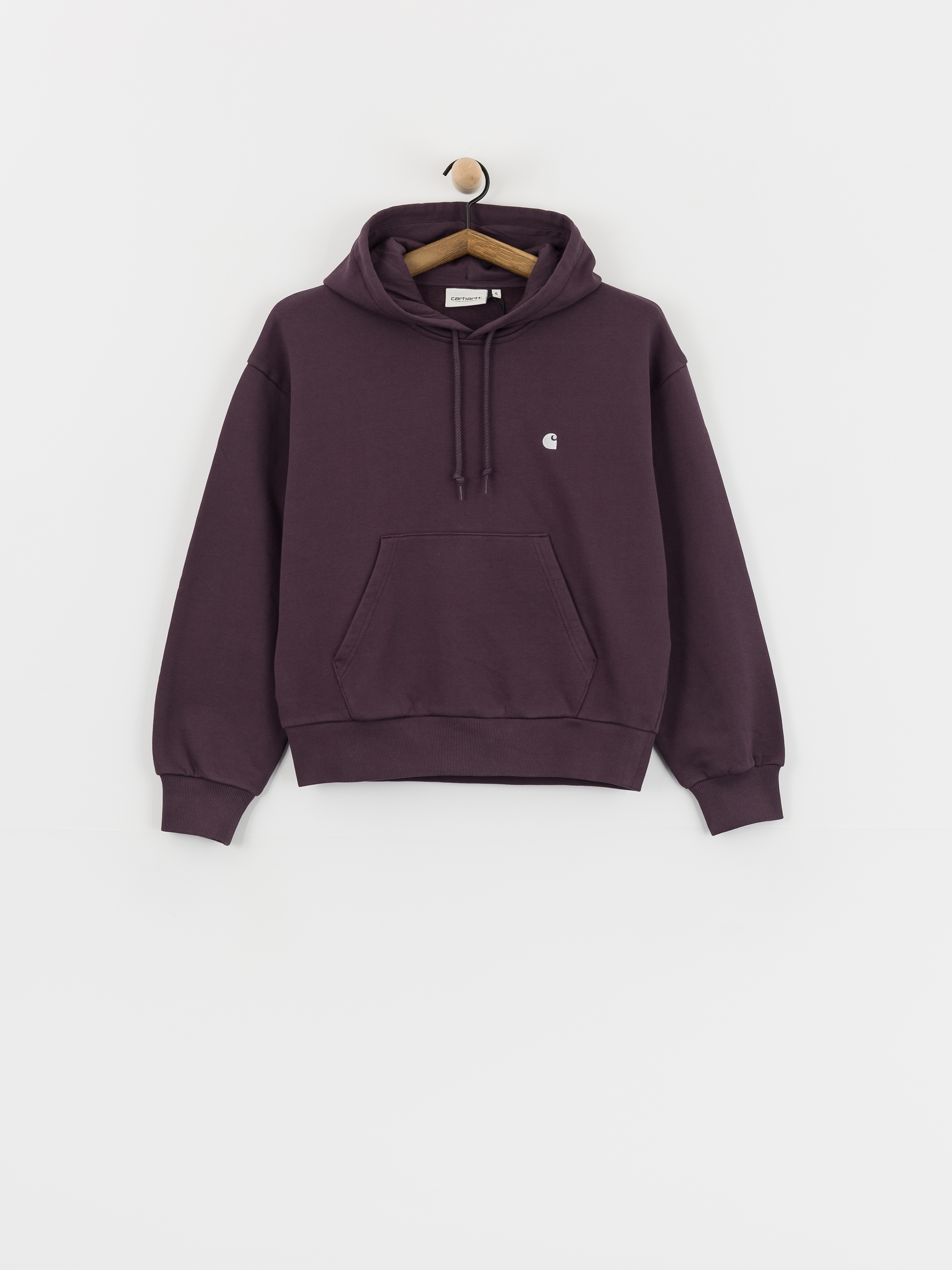 Kapucnis pulóver Carhartt WIP Casey HD Wmn (cozy purple/silver)