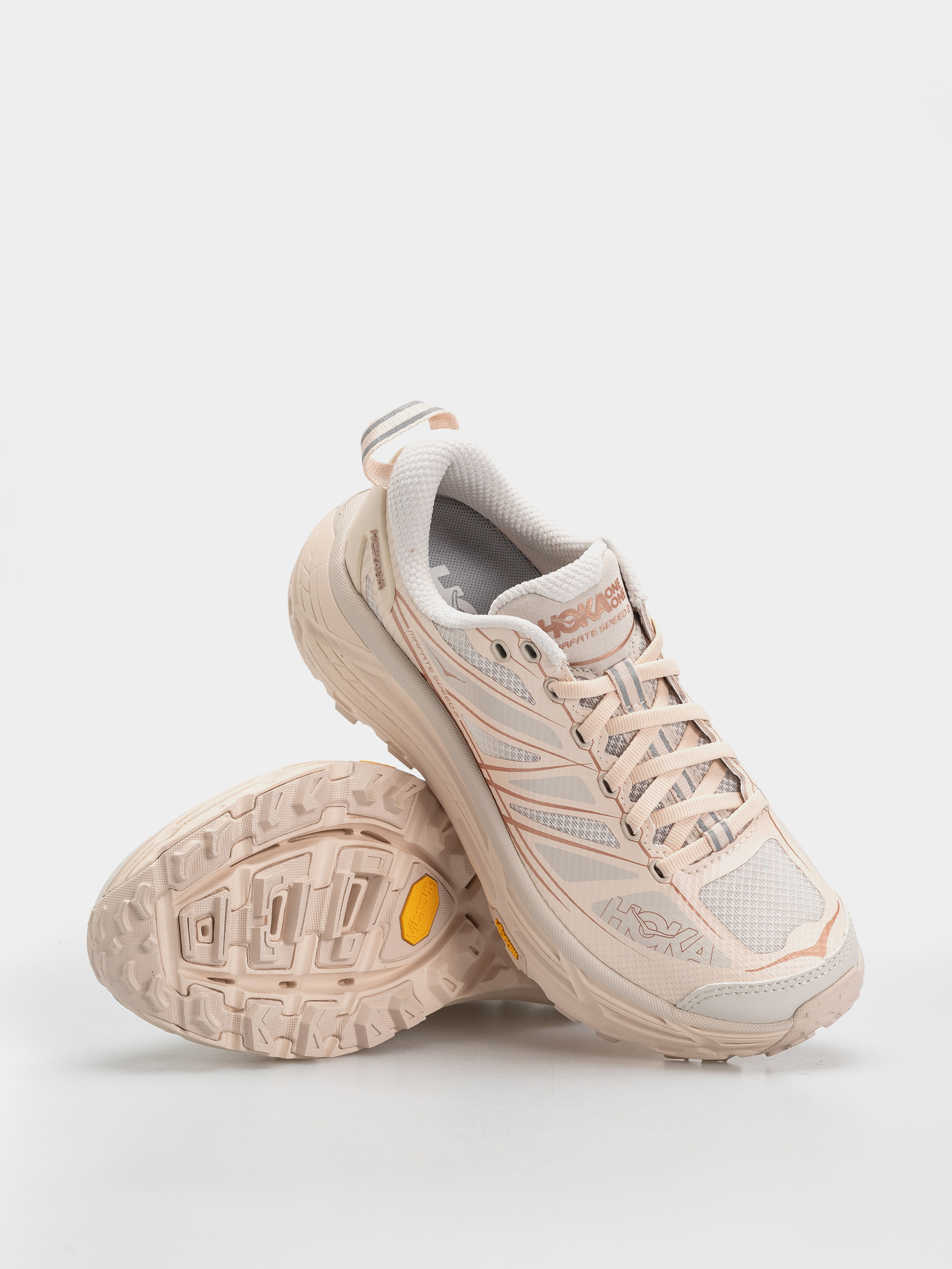 Hoka Mafate Speed 2 Cipők (beech wood/stucco)