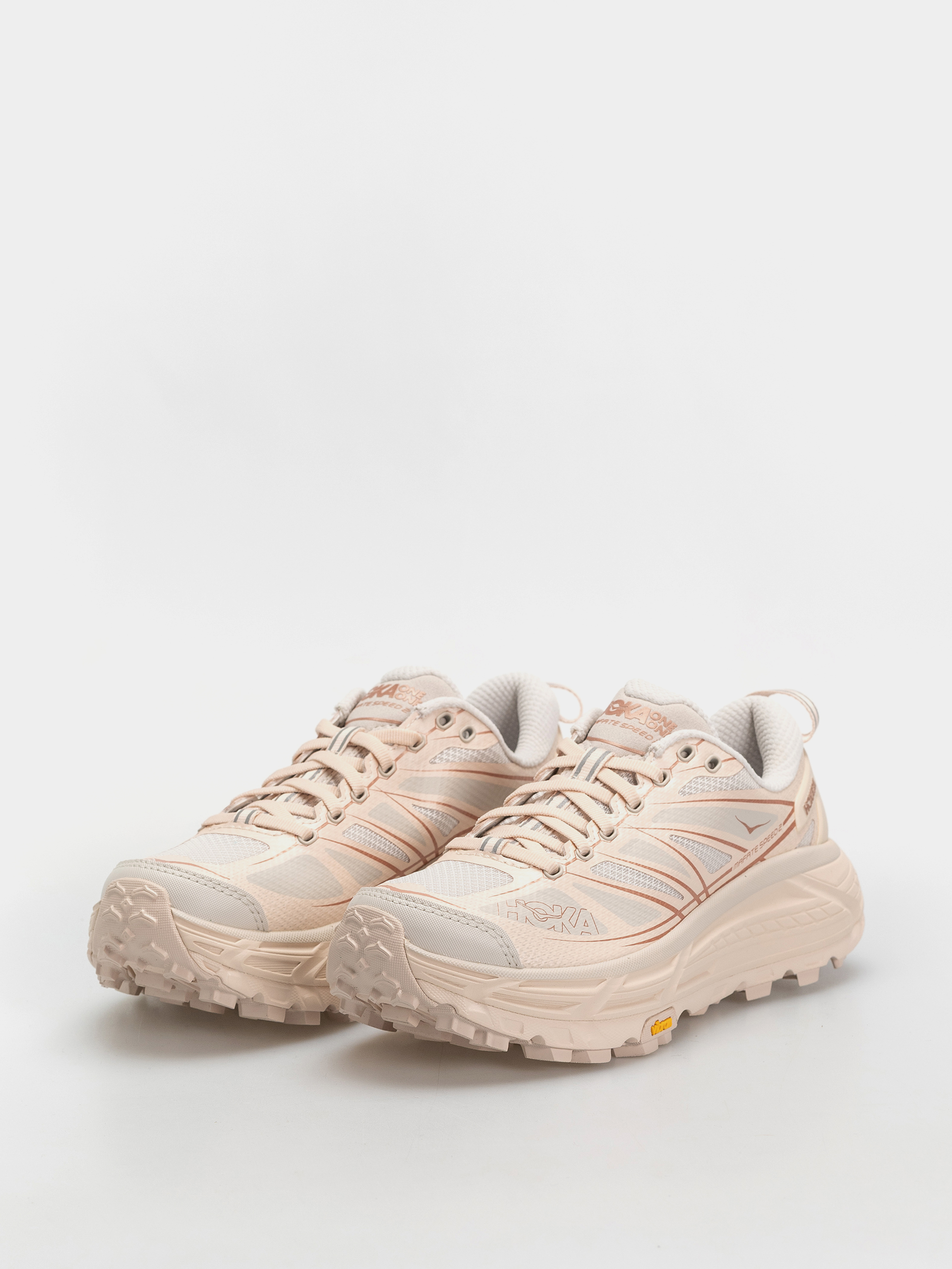 Hoka Mafate Speed 2 Cipők (beech wood/stucco)