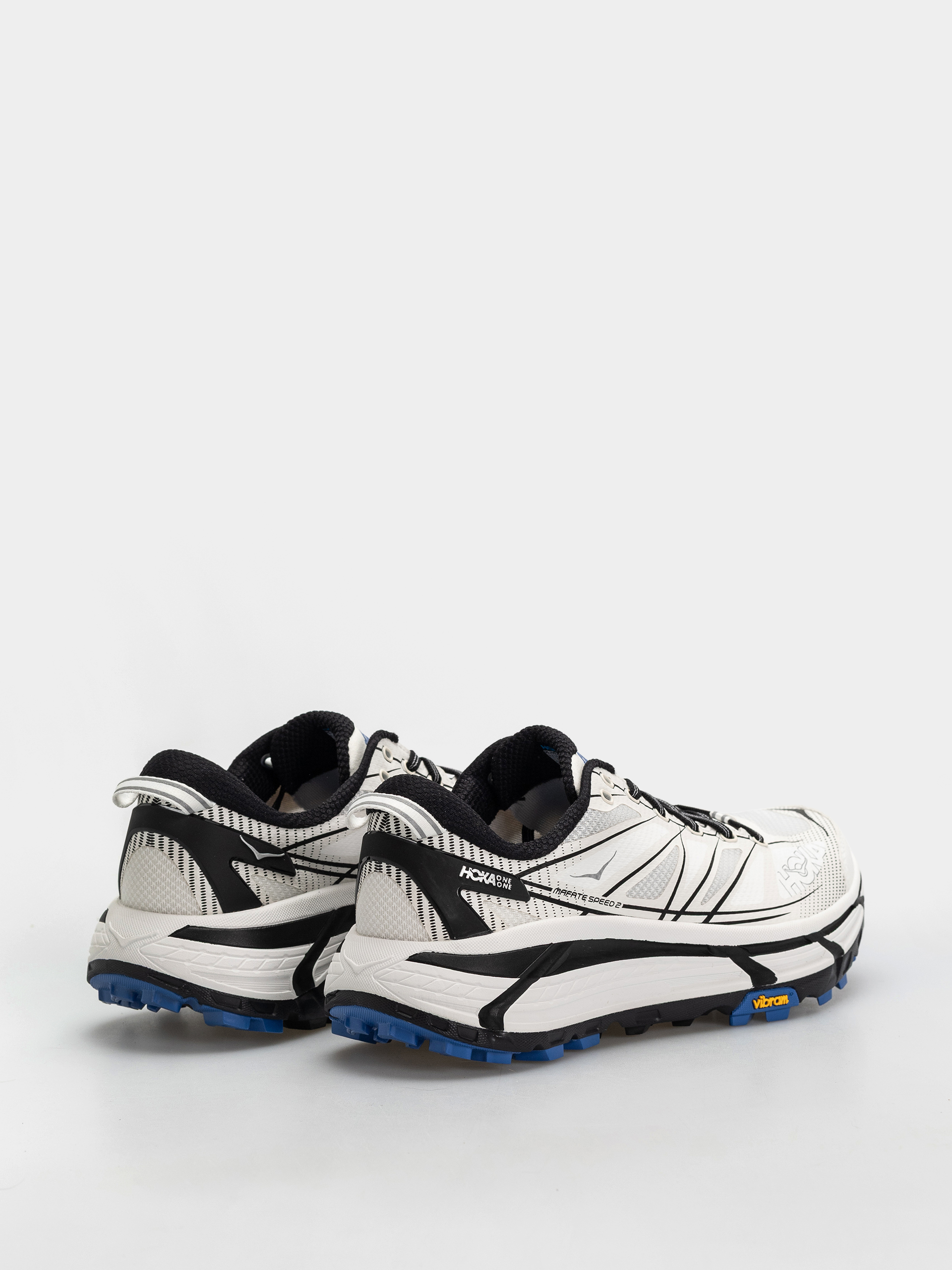 Hoka Mafate Speed 2 Cipők (white/cobalt blue)