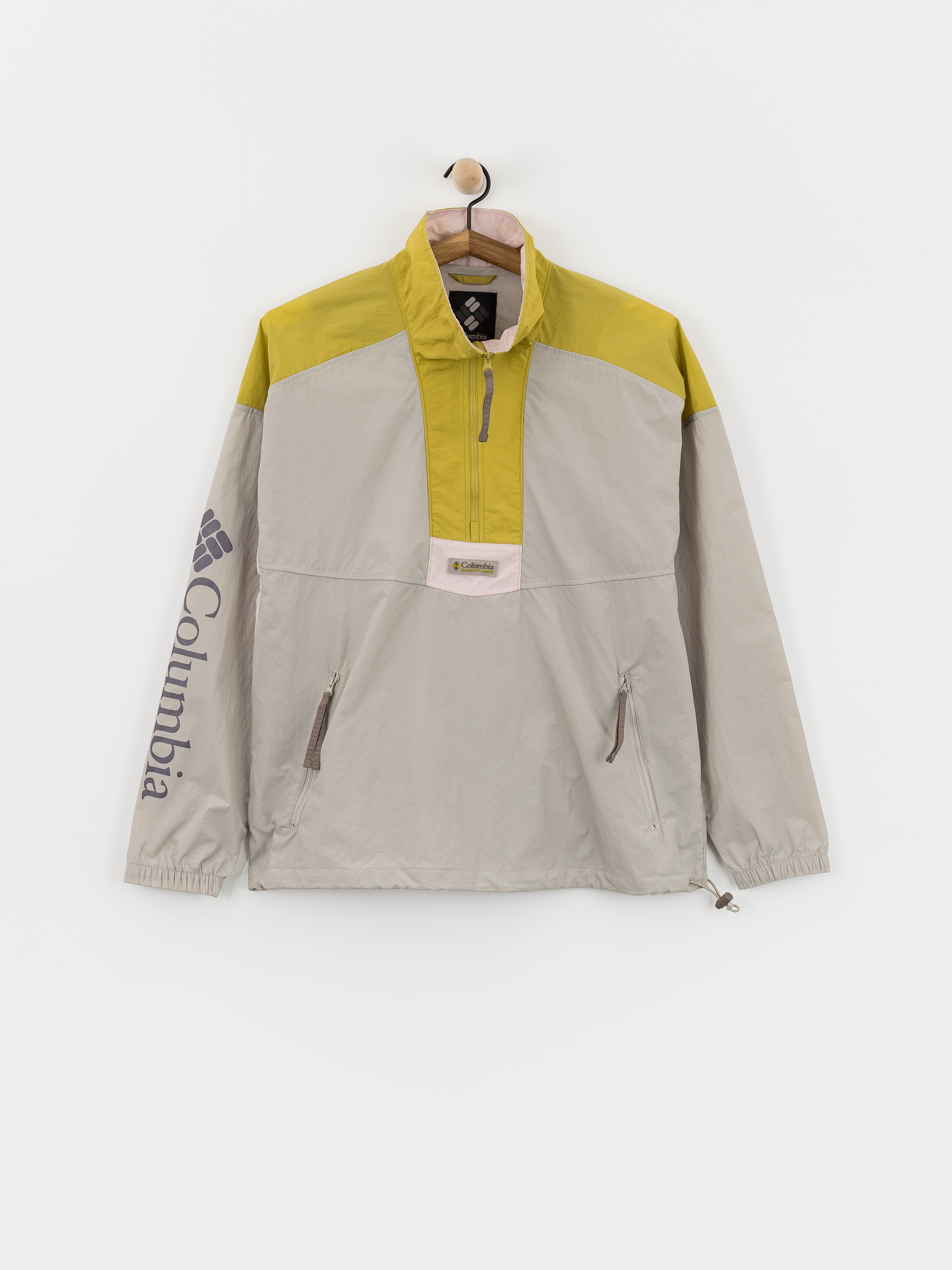 Columbia Riptide II Retro Windbreaker Anorak Dzseki (flint grey/peppercorn/pink agate)