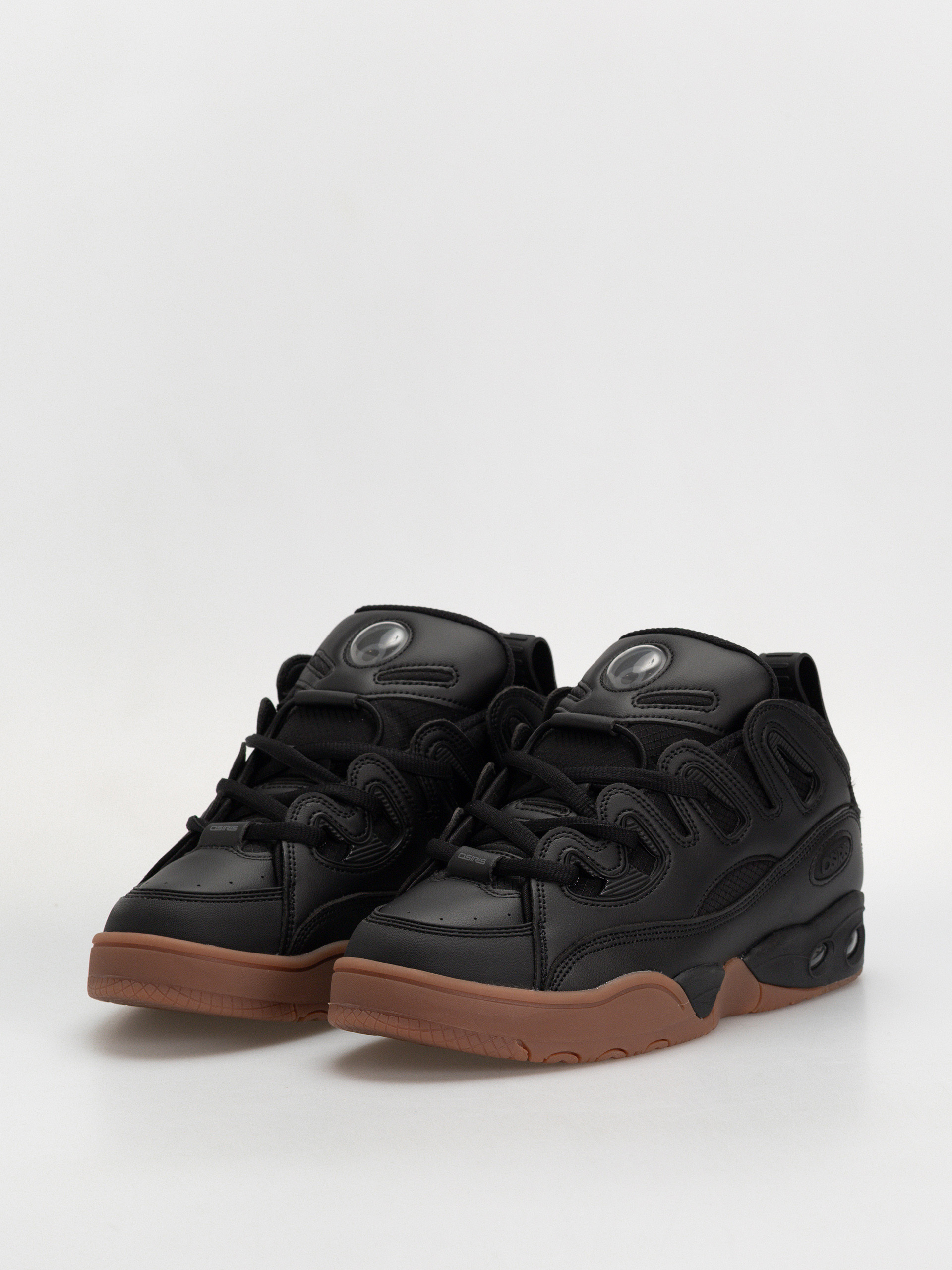 Osiris D3 E Cipők (black/black/gum)