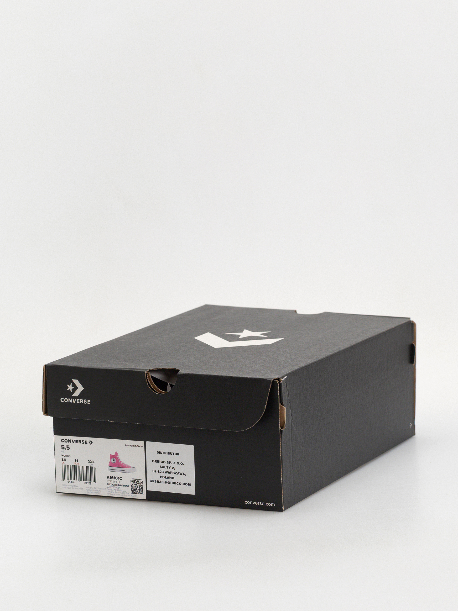 Converse Chuck Taylor All Star Lift Hi Wmn Tornacipők (shocking orchid/white/black)