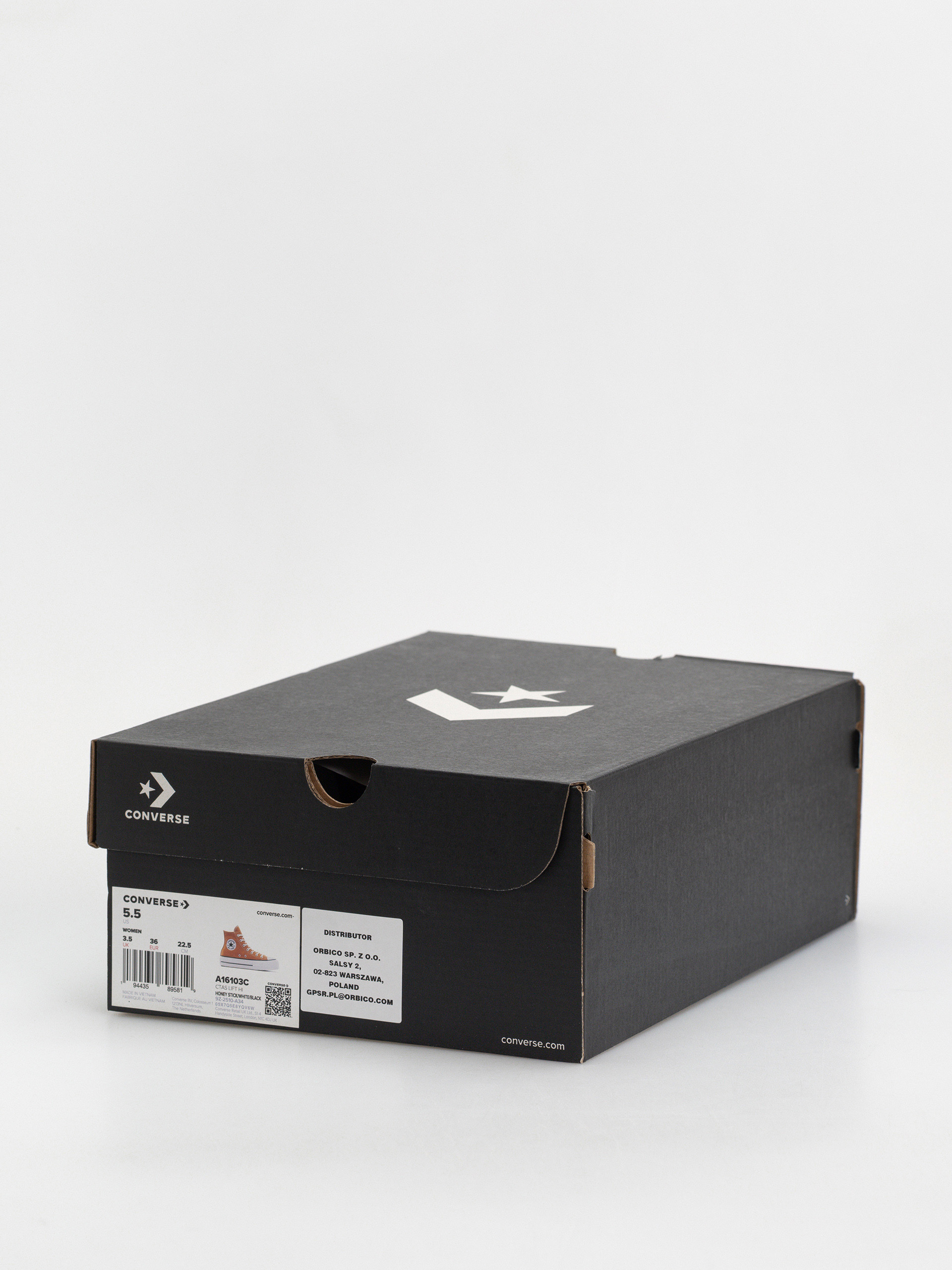 Converse Chuck Taylor All Star Lift Hi Wmn Tornacipők (honey stick/white/black)