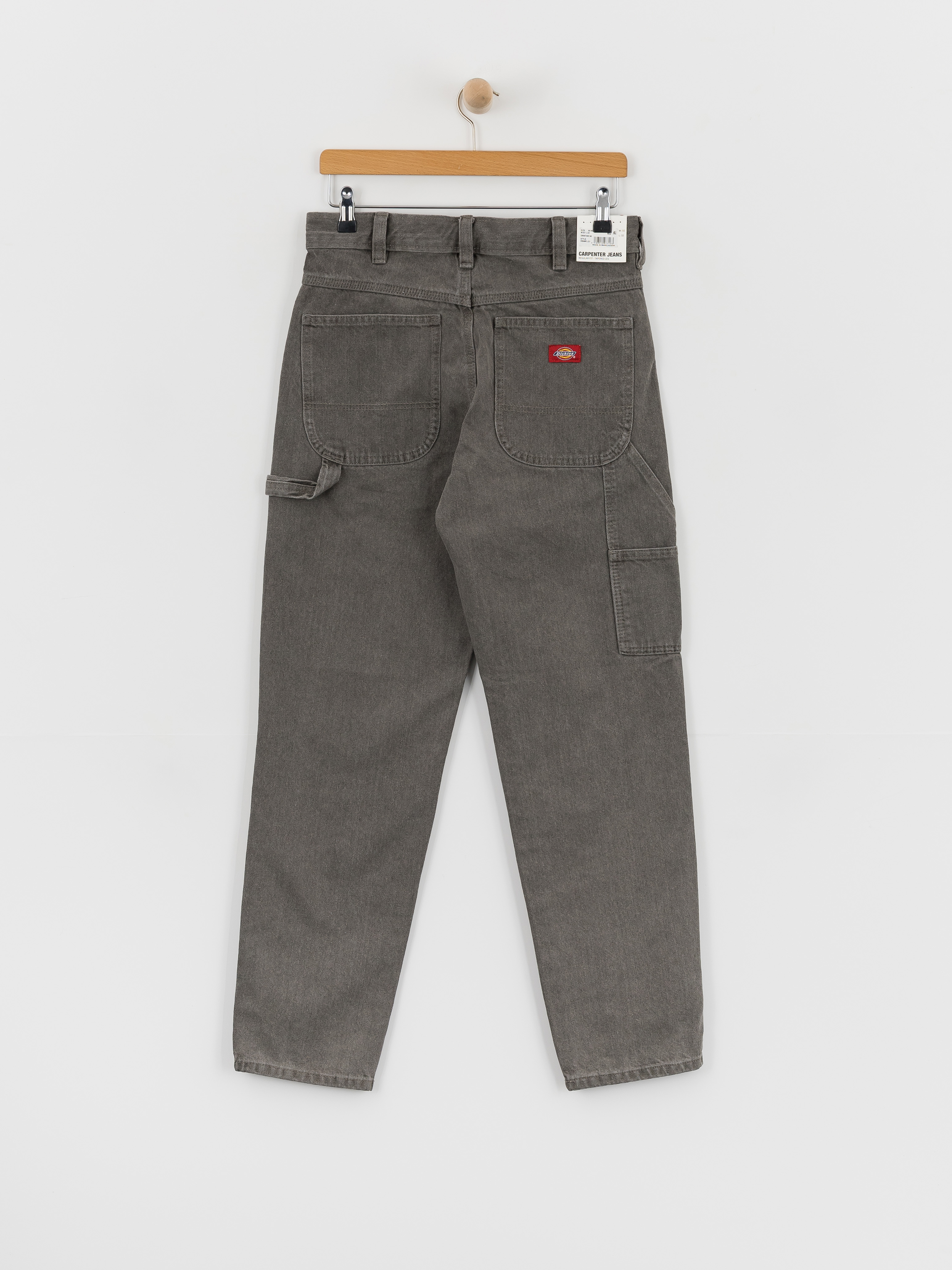 Dickies 993 Regular Tapered Carpenter Kisnadrág (grey wash tinted)