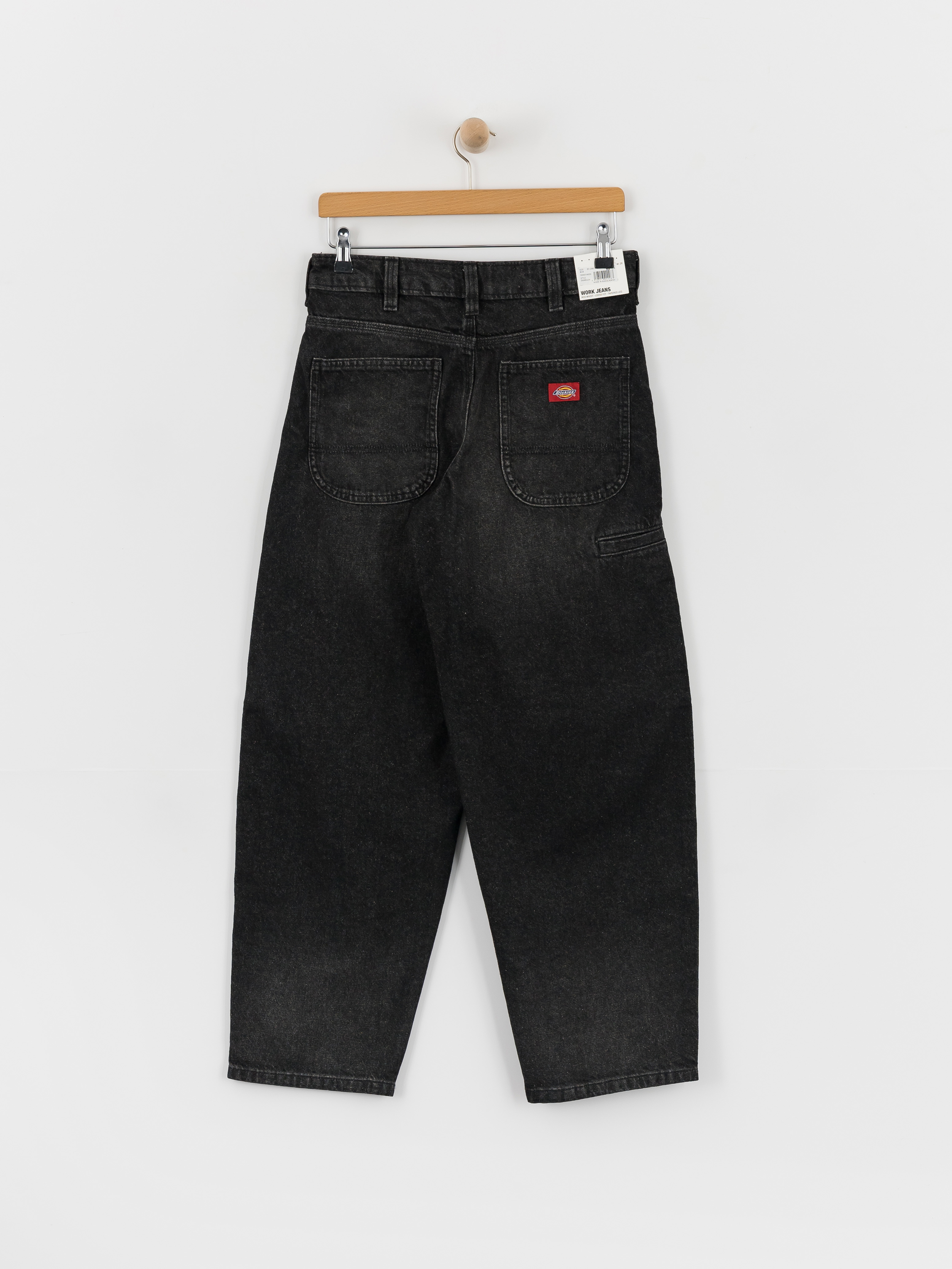Dickies 957 Loose Tapered Work Wmn Kisnadrág (black wash faded)