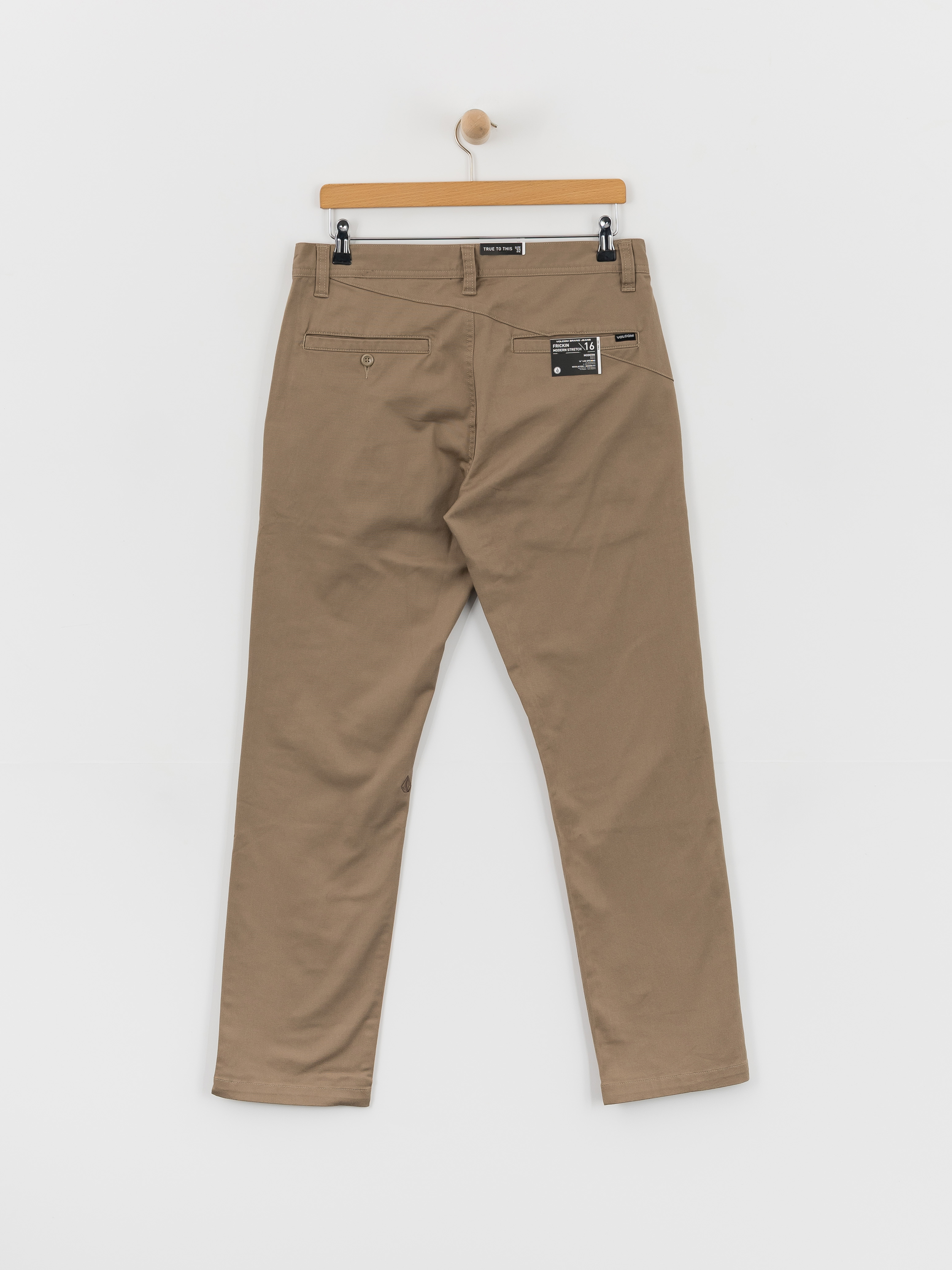 Volcom Frickin Modern Stret Kisnadrág (khaki)
