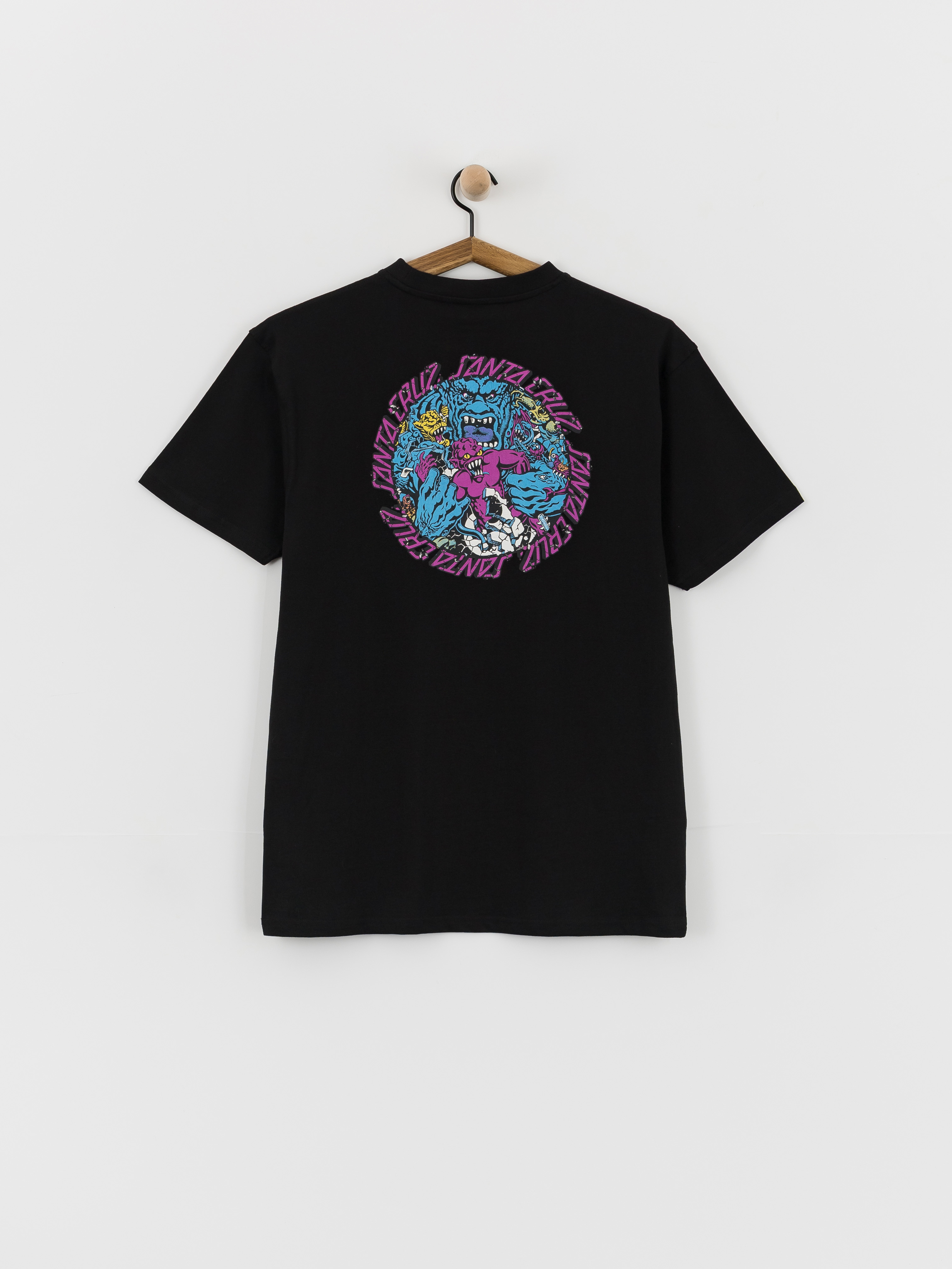 Santa Cruz Roskopp Monster Strip Póló (black)