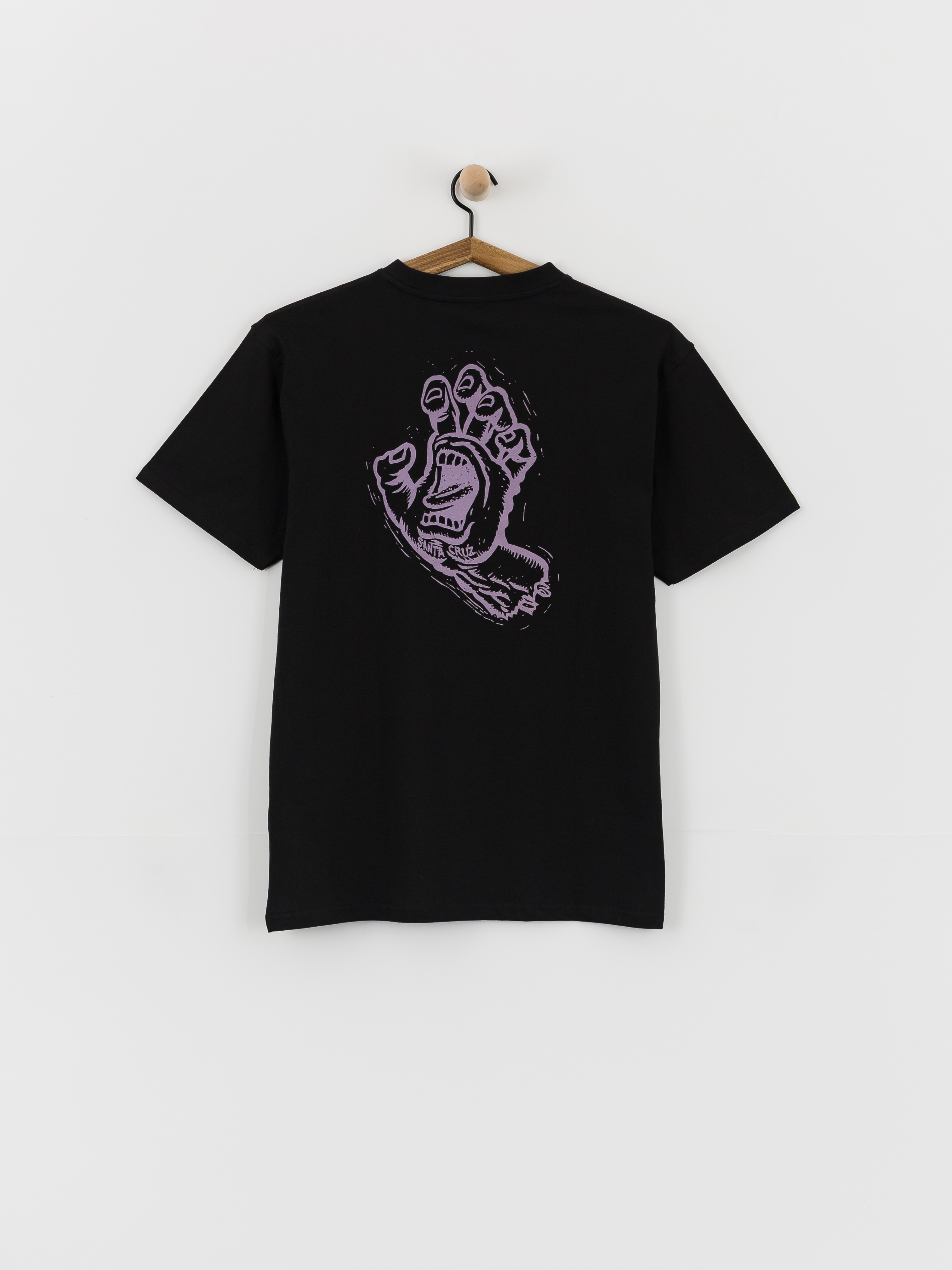 Santa Cruz Stamped Screaming Hand Póló (black)