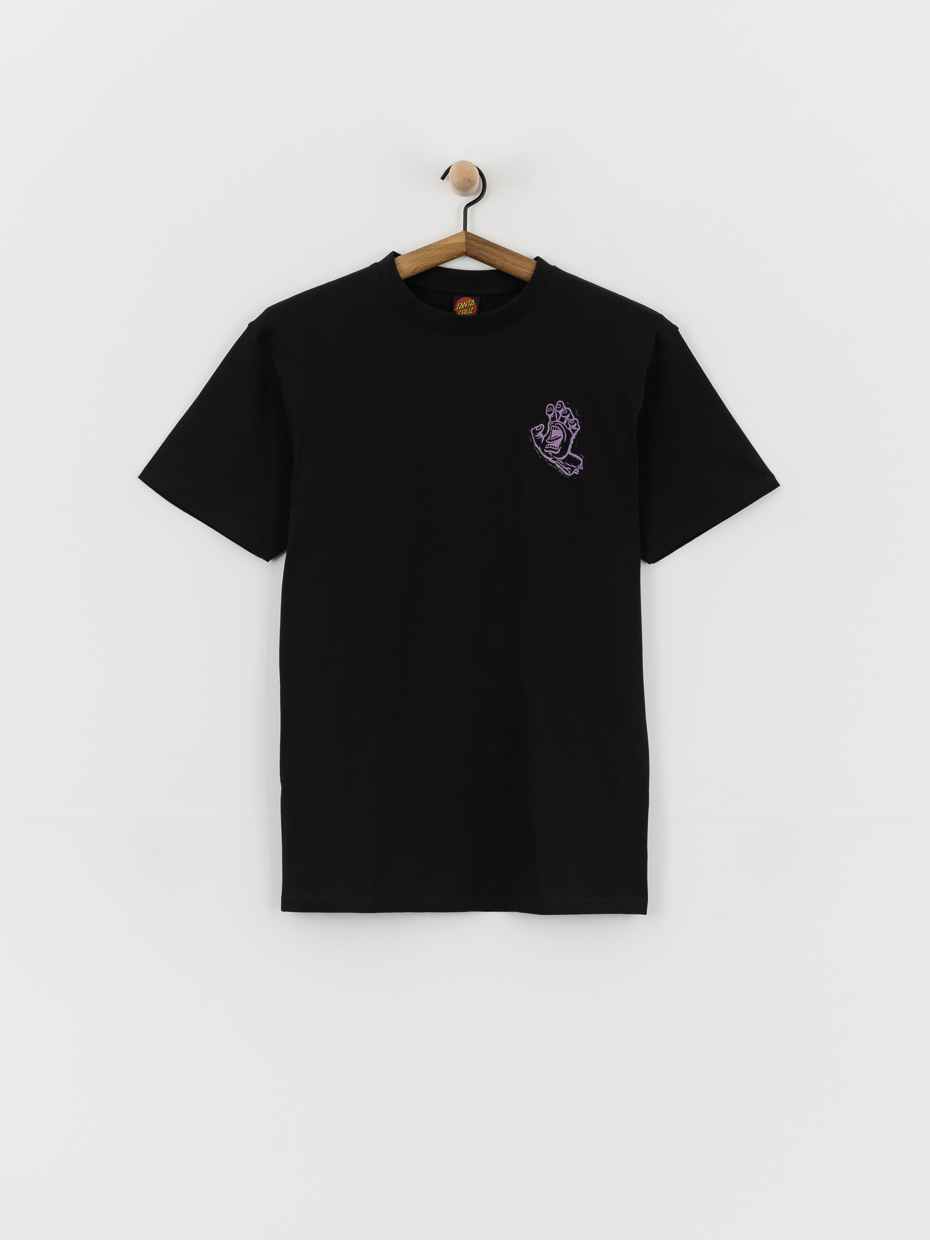Santa Cruz Stamped Screaming Hand Póló (black)