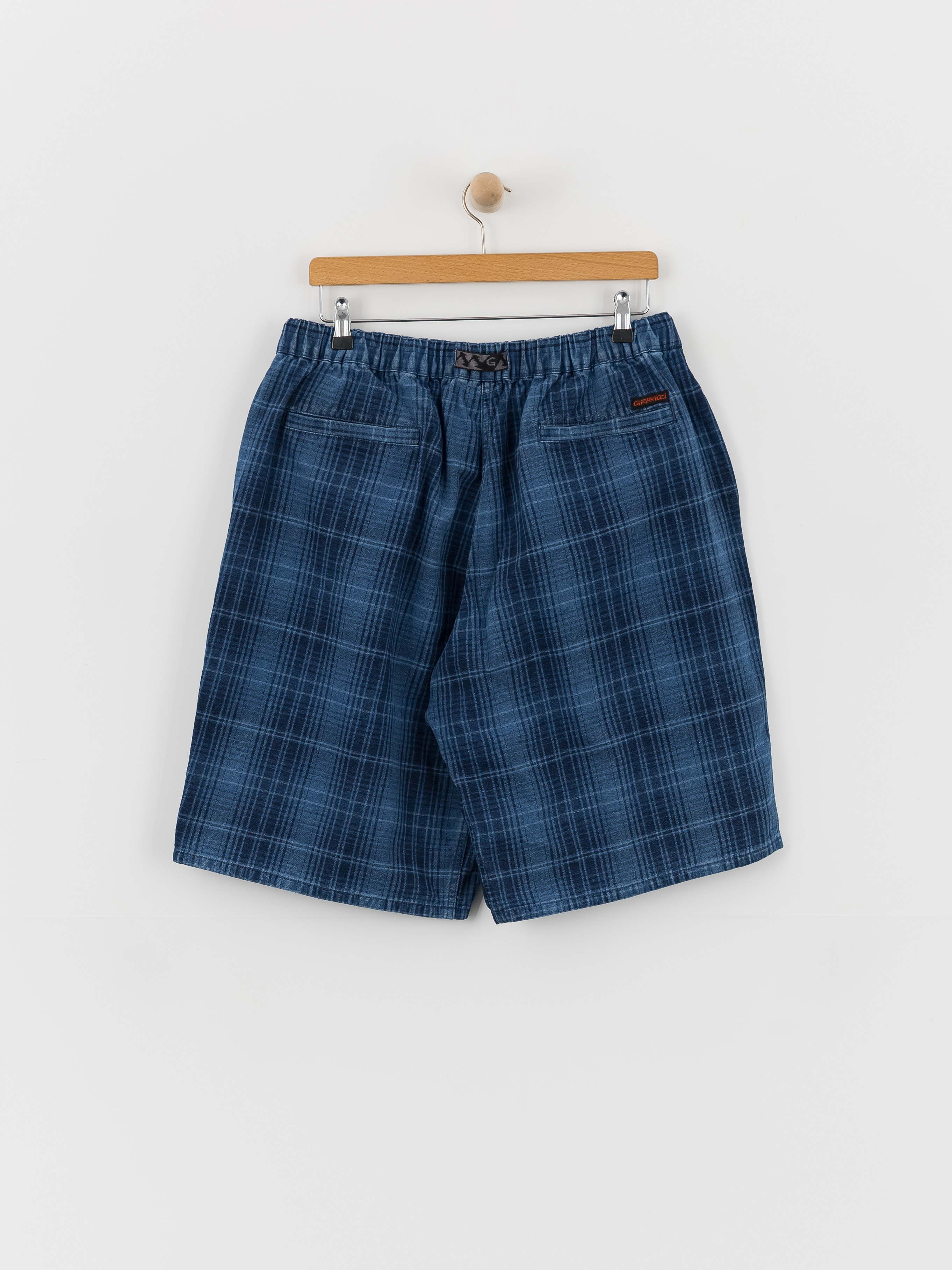 Gramicci Lagoon Short Denim Plaid Rövidnadrág (ind check pla)