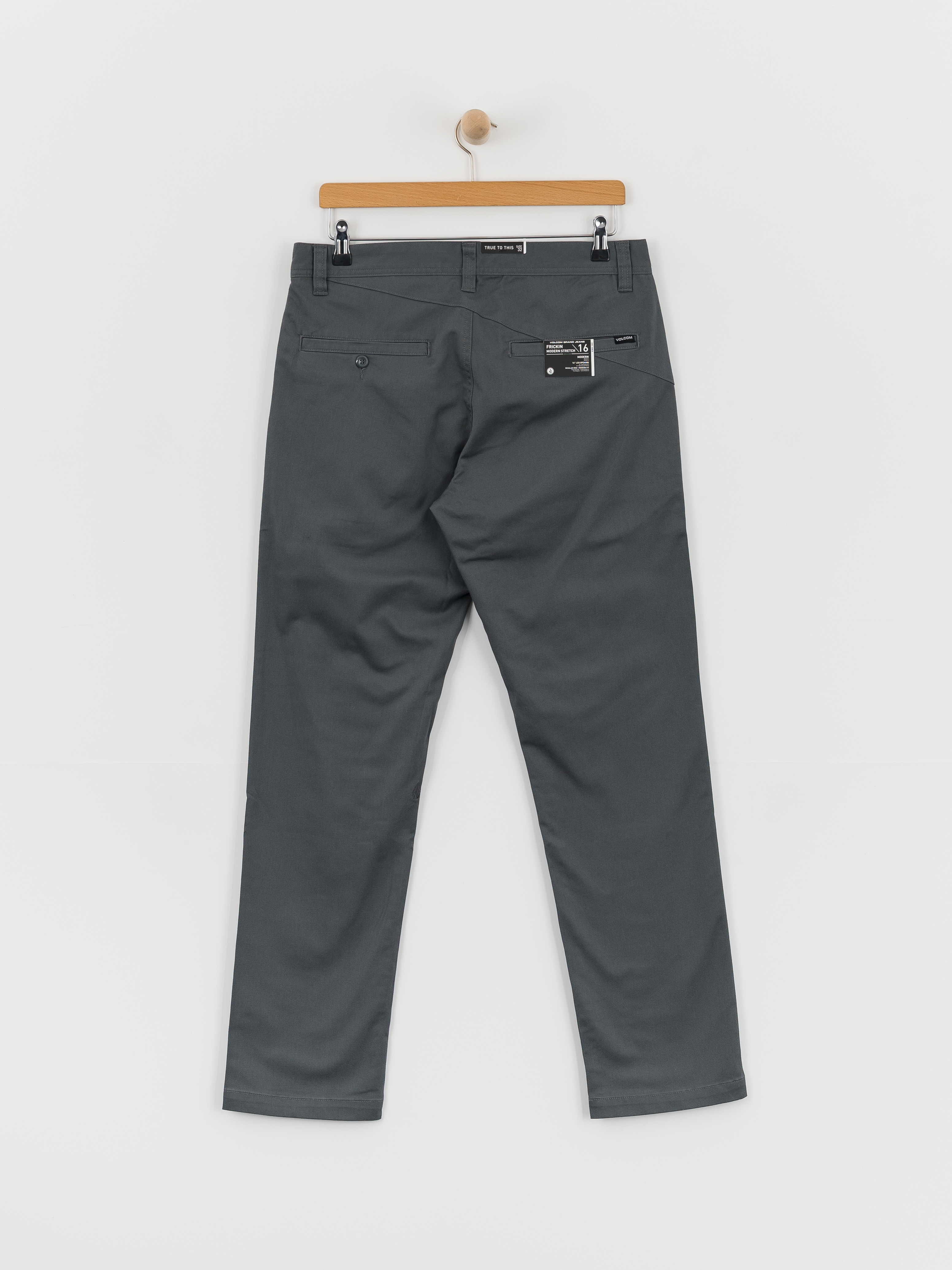 Volcom Frickin Modern Stret Kisnadrág (dark slate)