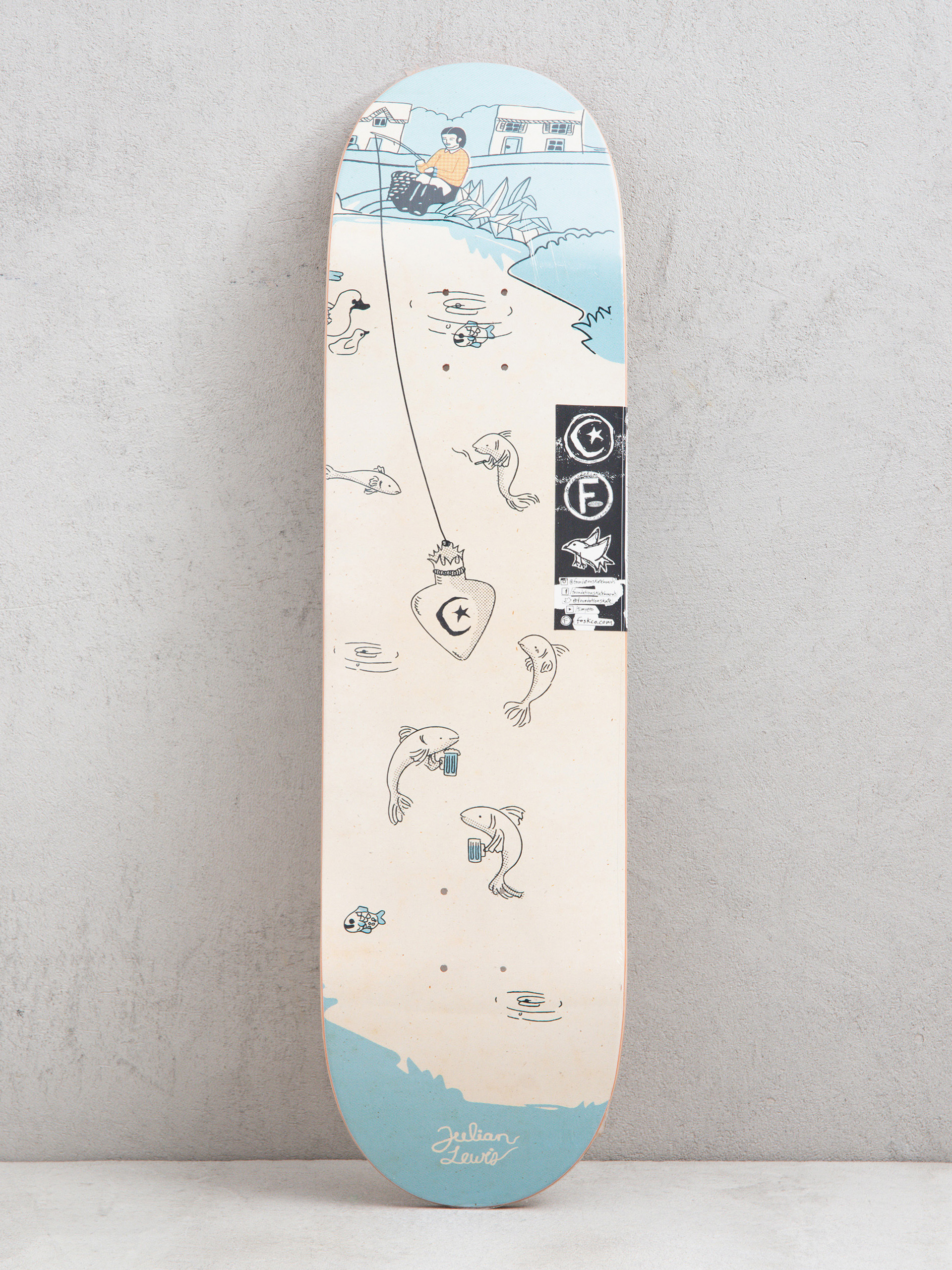 Foundation Lewis Fishing Gördeszka lap