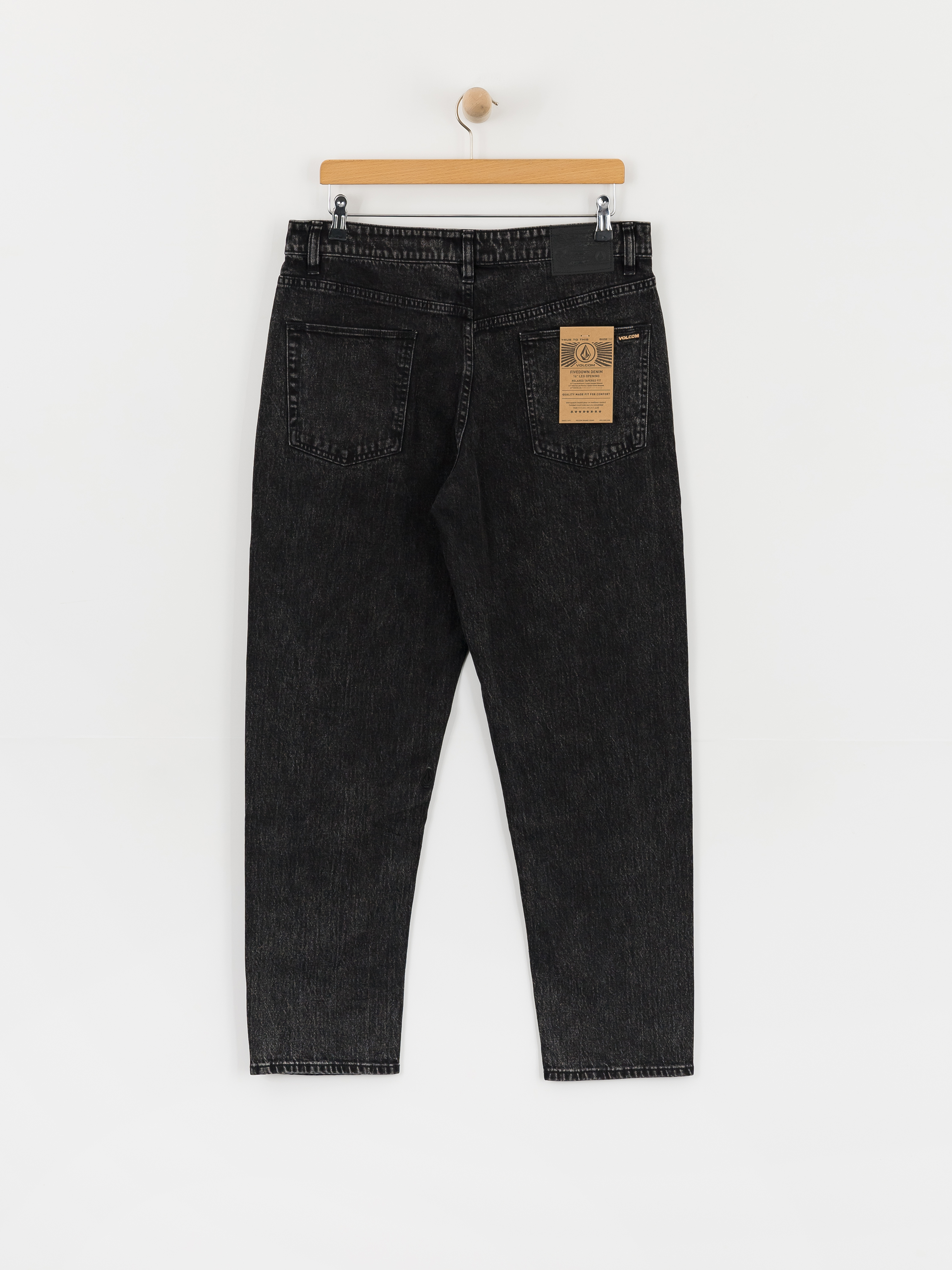 Volcom Fivedown Kisnadrág (blackity black)