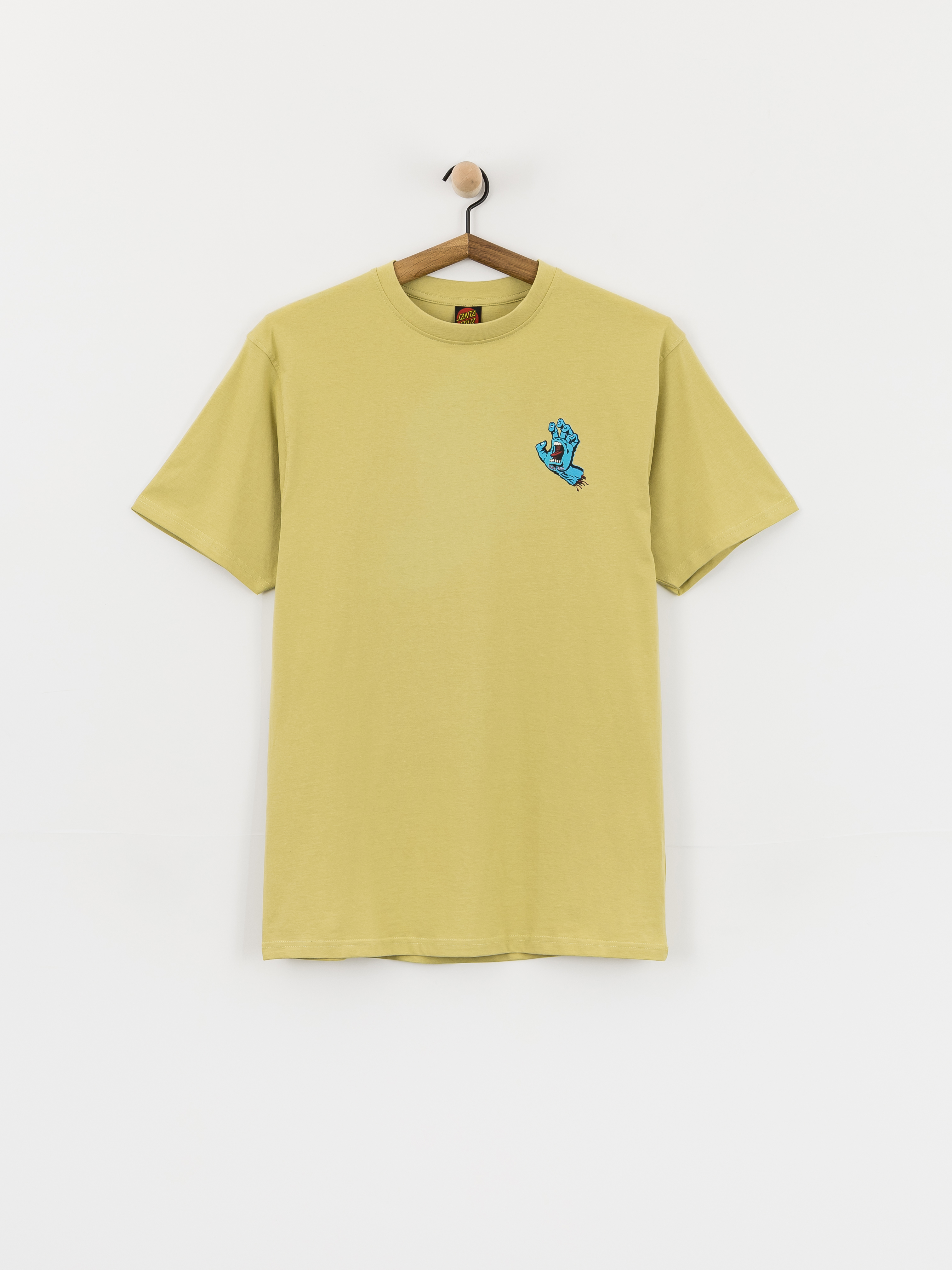 Póló Santa Cruz Screaming Hand Chest (faded khaki)