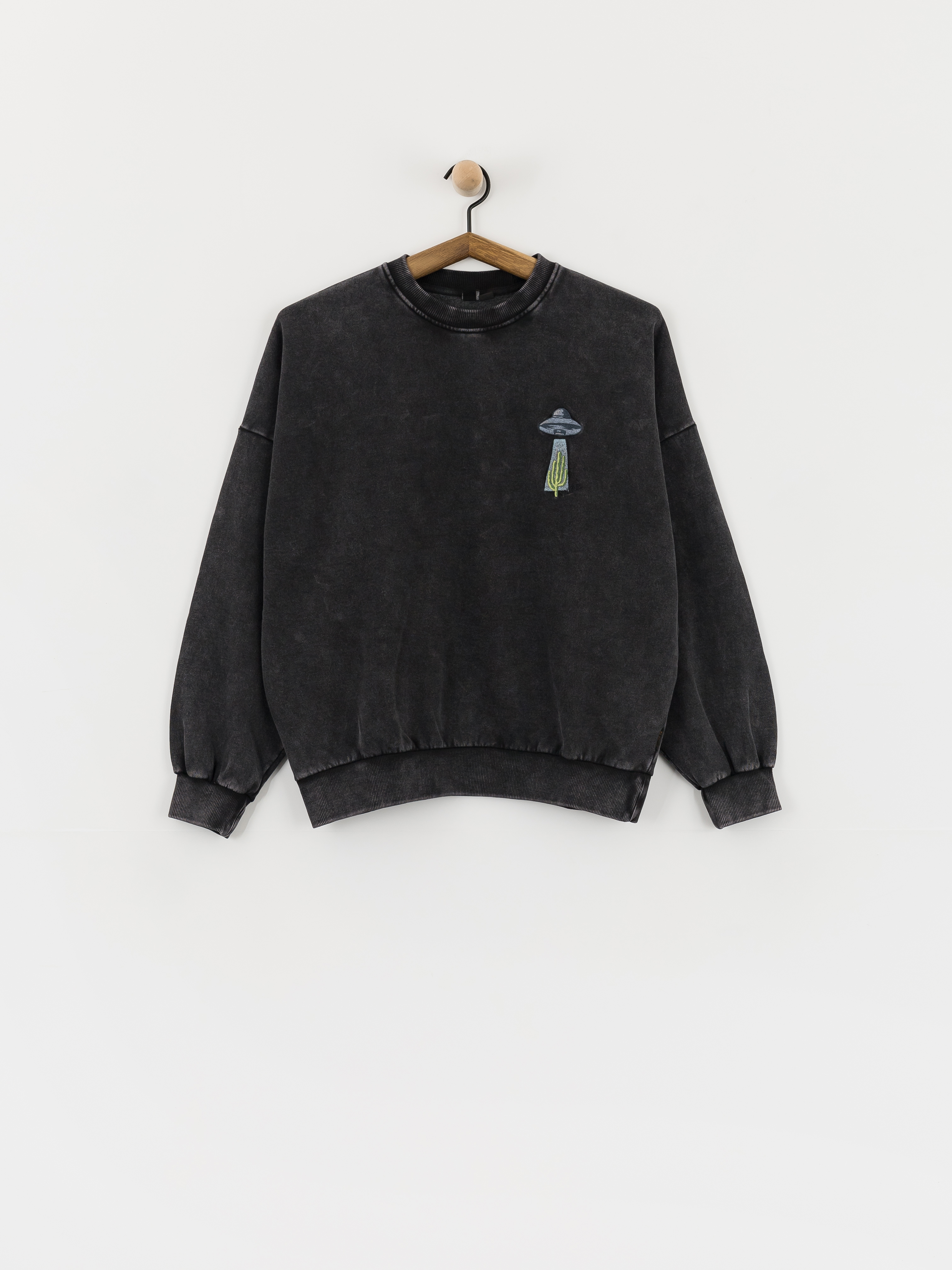 Volcom Fa Mickey Mason Crew Wmn Pulóver (vintage black)