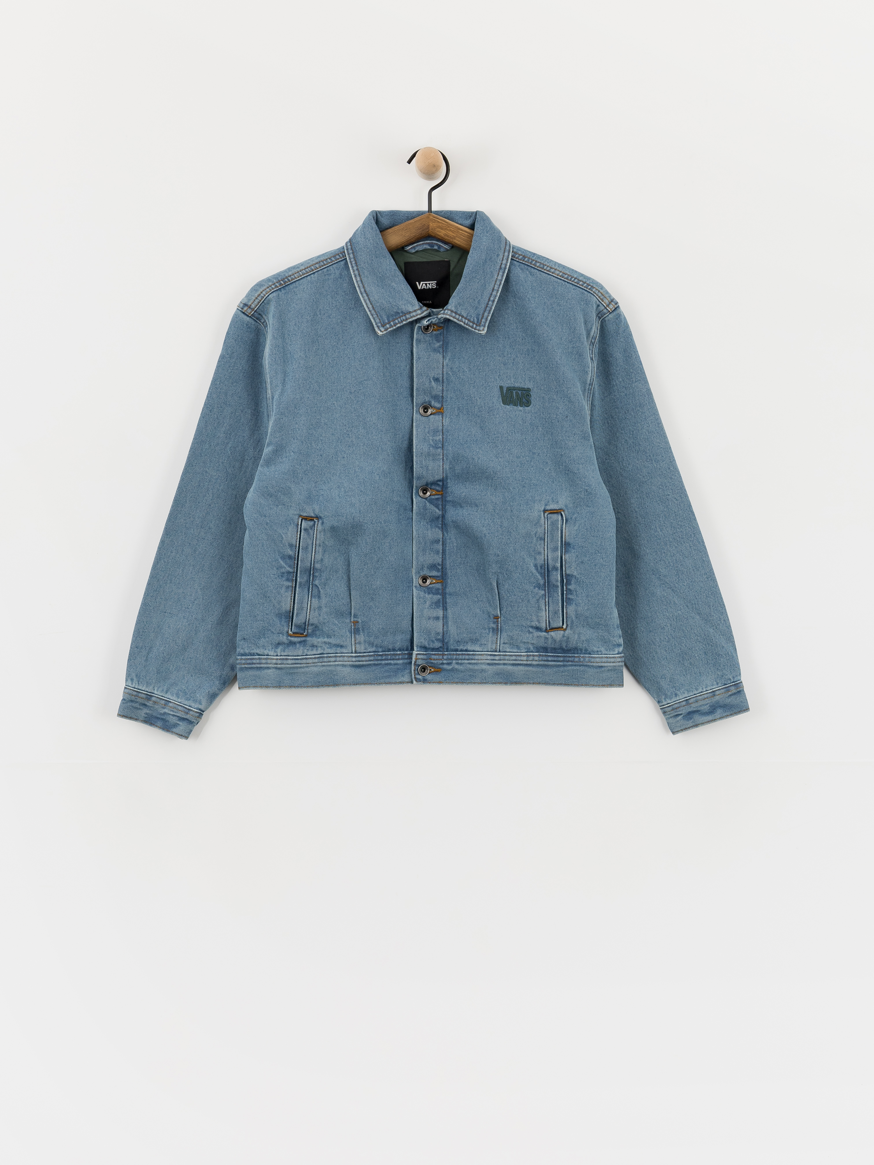 Vans Pomona Station Wmn Dzseki (stonewash/blue)