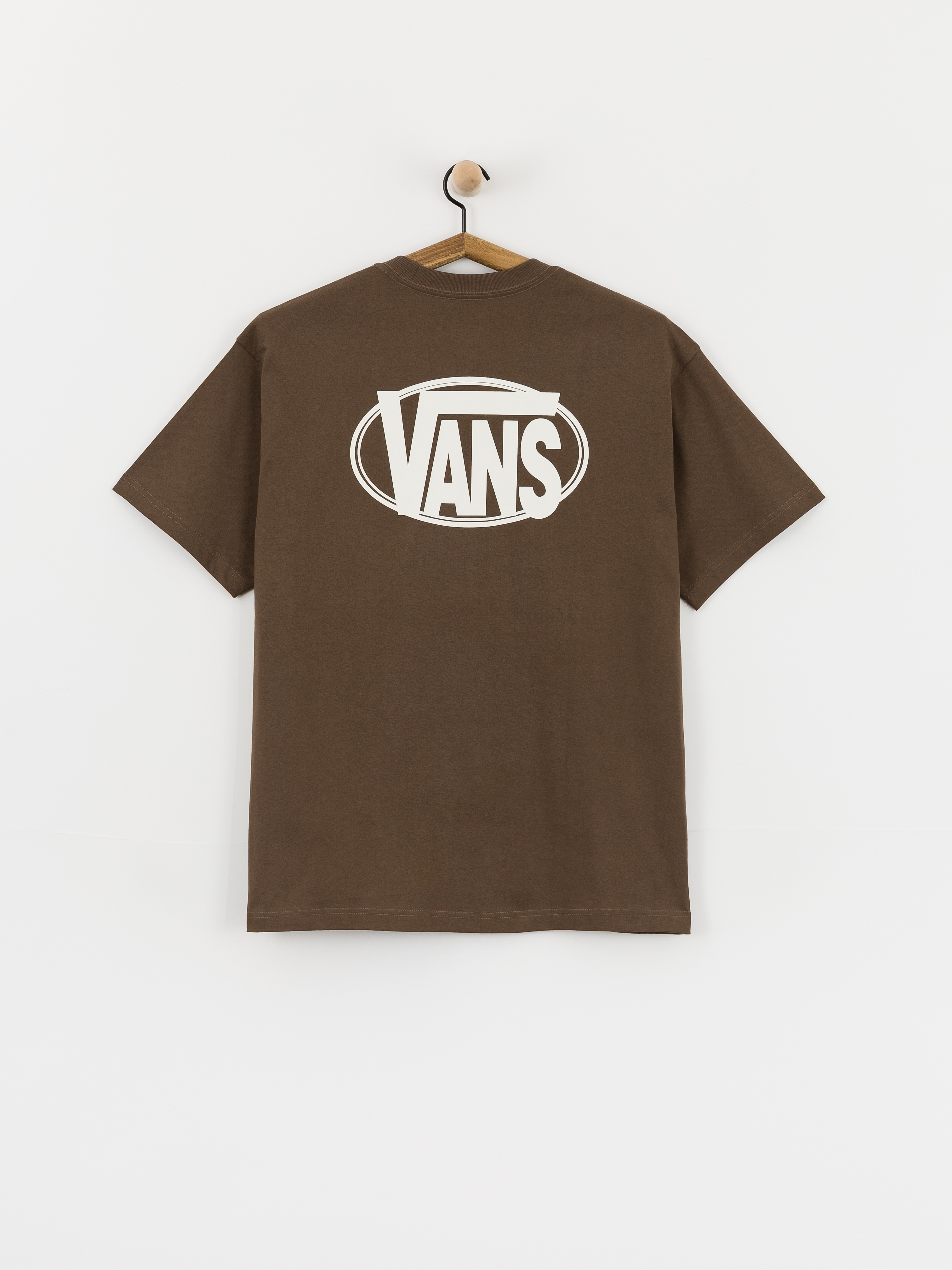 Vans Oval Logo Loose Póló (vintage cocoa)