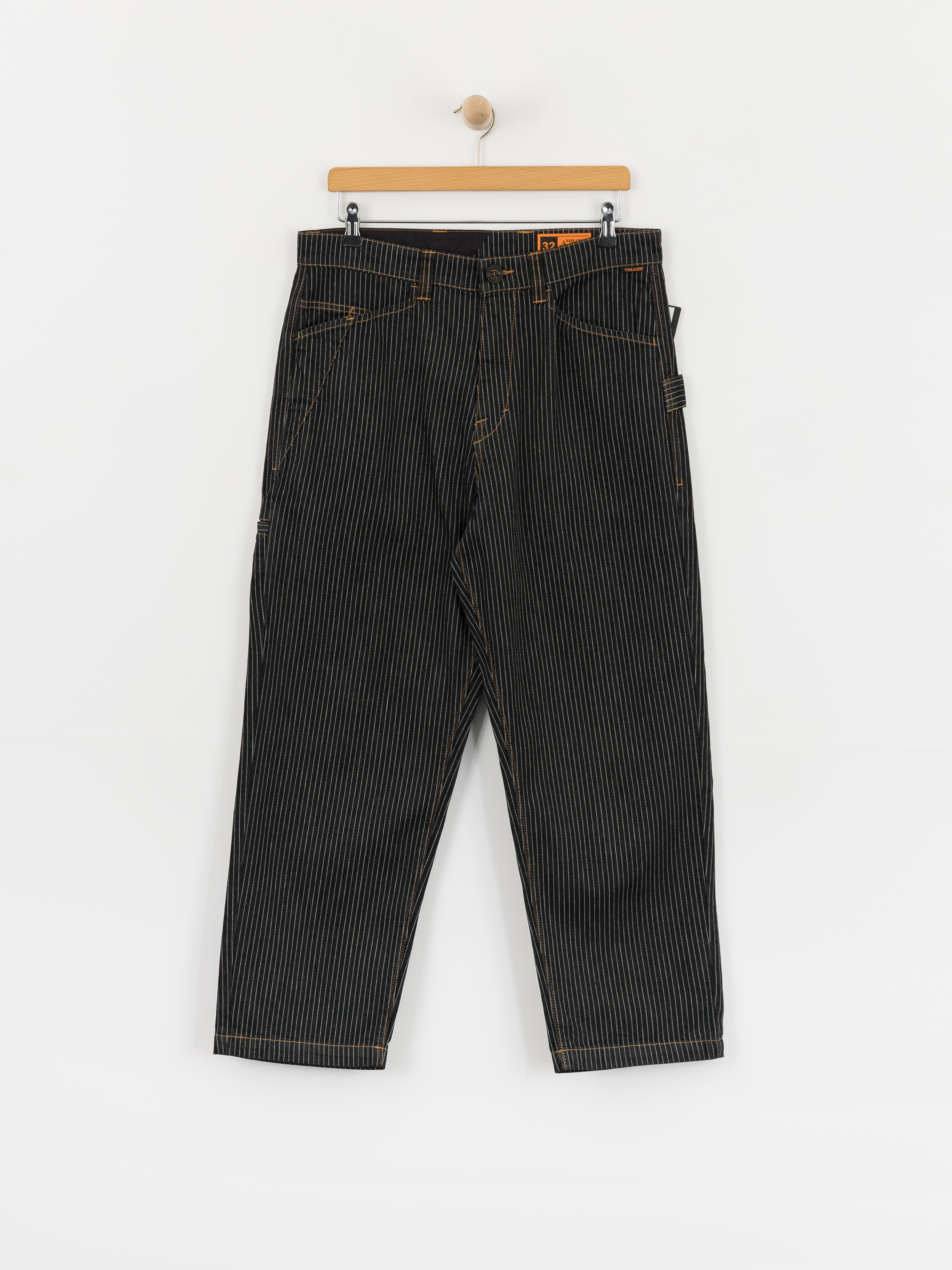 Volcom Work Dialed Kisnadrág (black stripe)