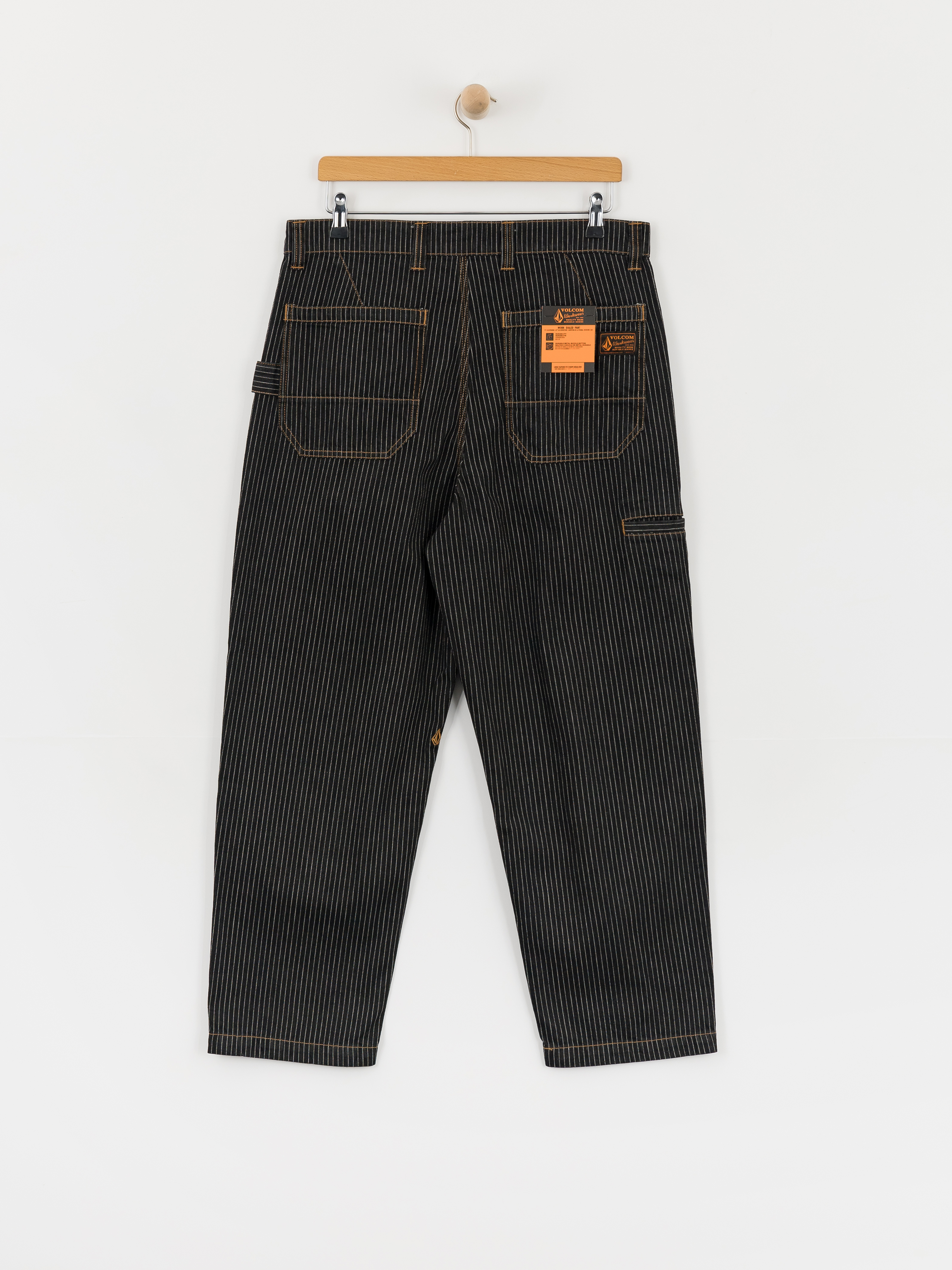 Volcom Work Dialed Kisnadrág (black stripe)