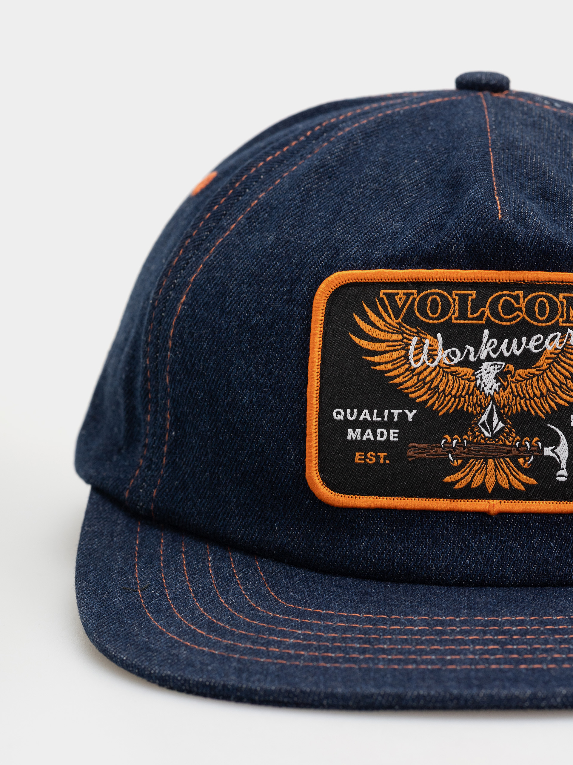 Volcom Hammered Workwear Baseball sapka (dust bowl indigo)