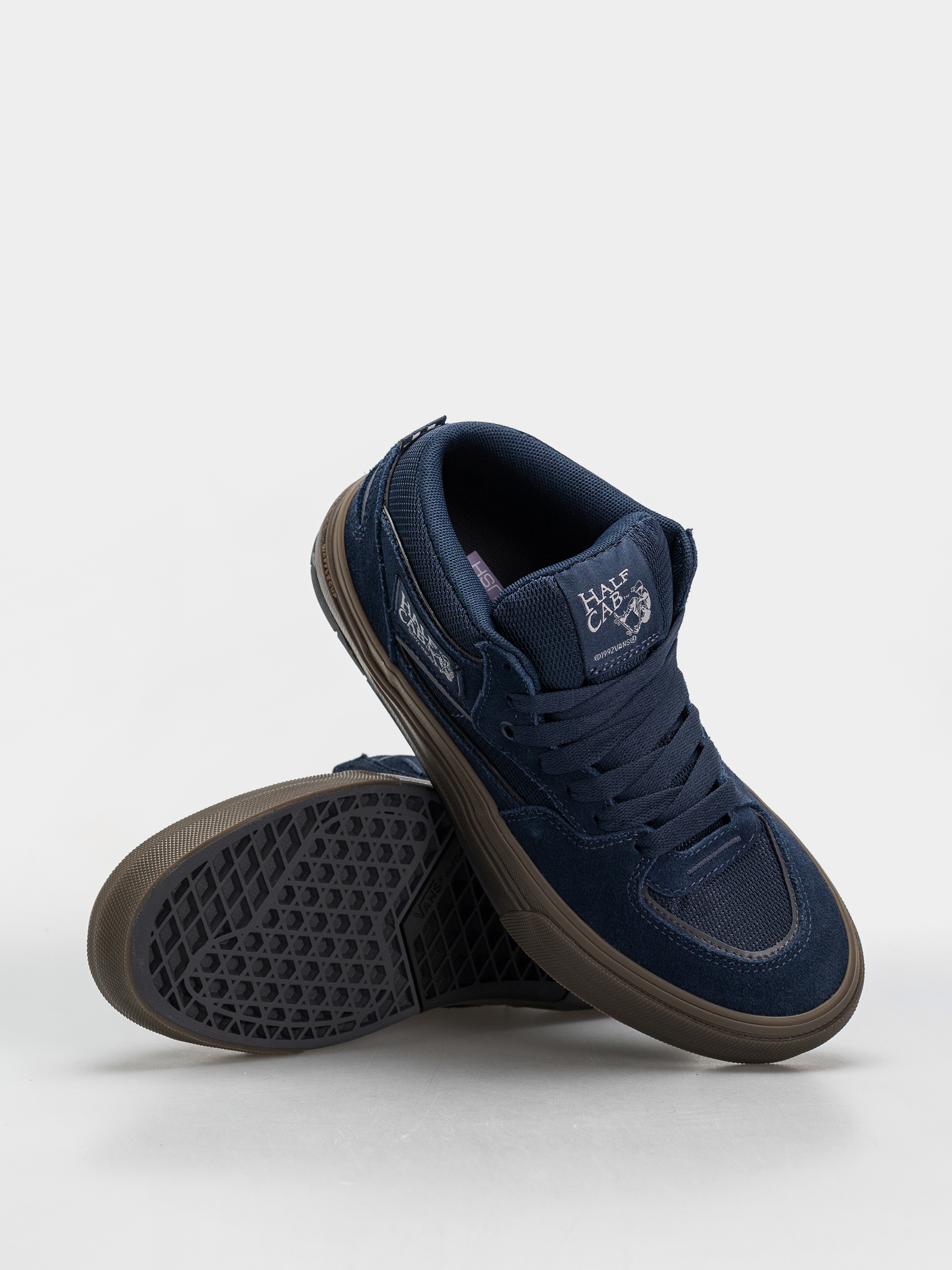 Vans Skate Half Cab Wafflecup Cipők (navy/dark gum)
