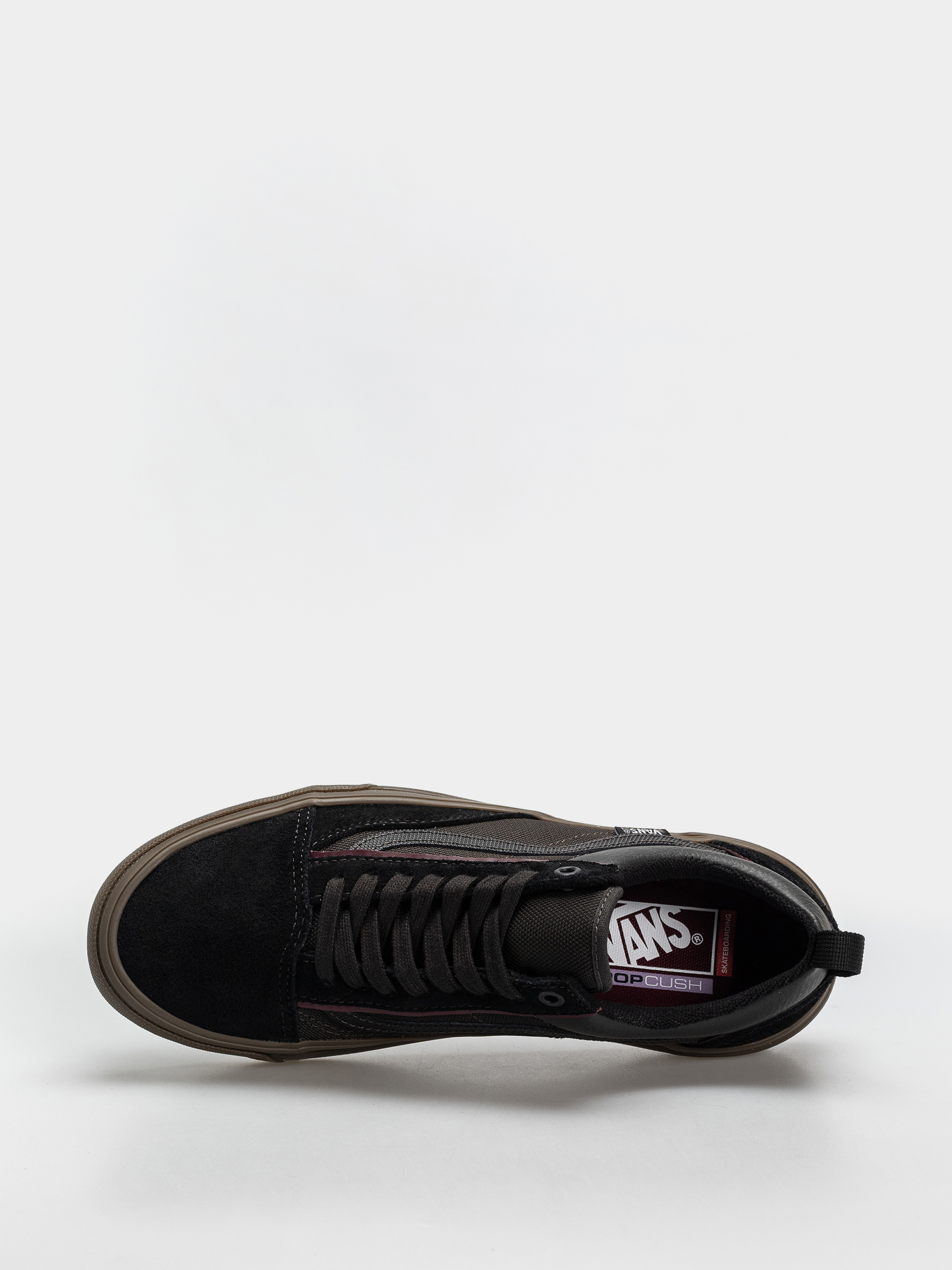 Vans Skate Old Skool Wafflecup Cipők (black/dark gum)