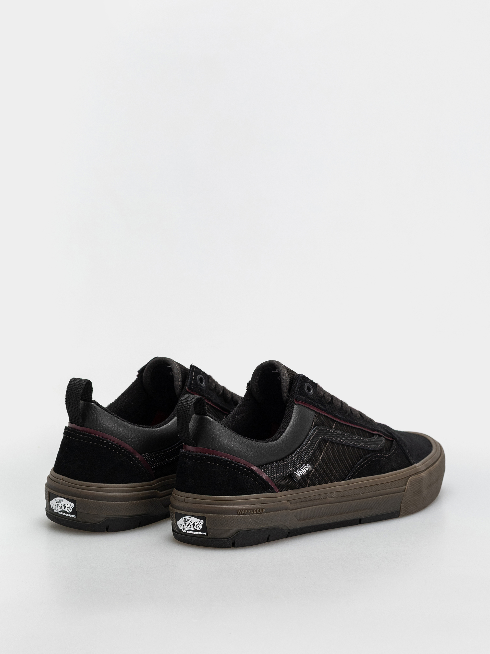 Vans Skate Old Skool Wafflecup Cipők (black/dark gum)