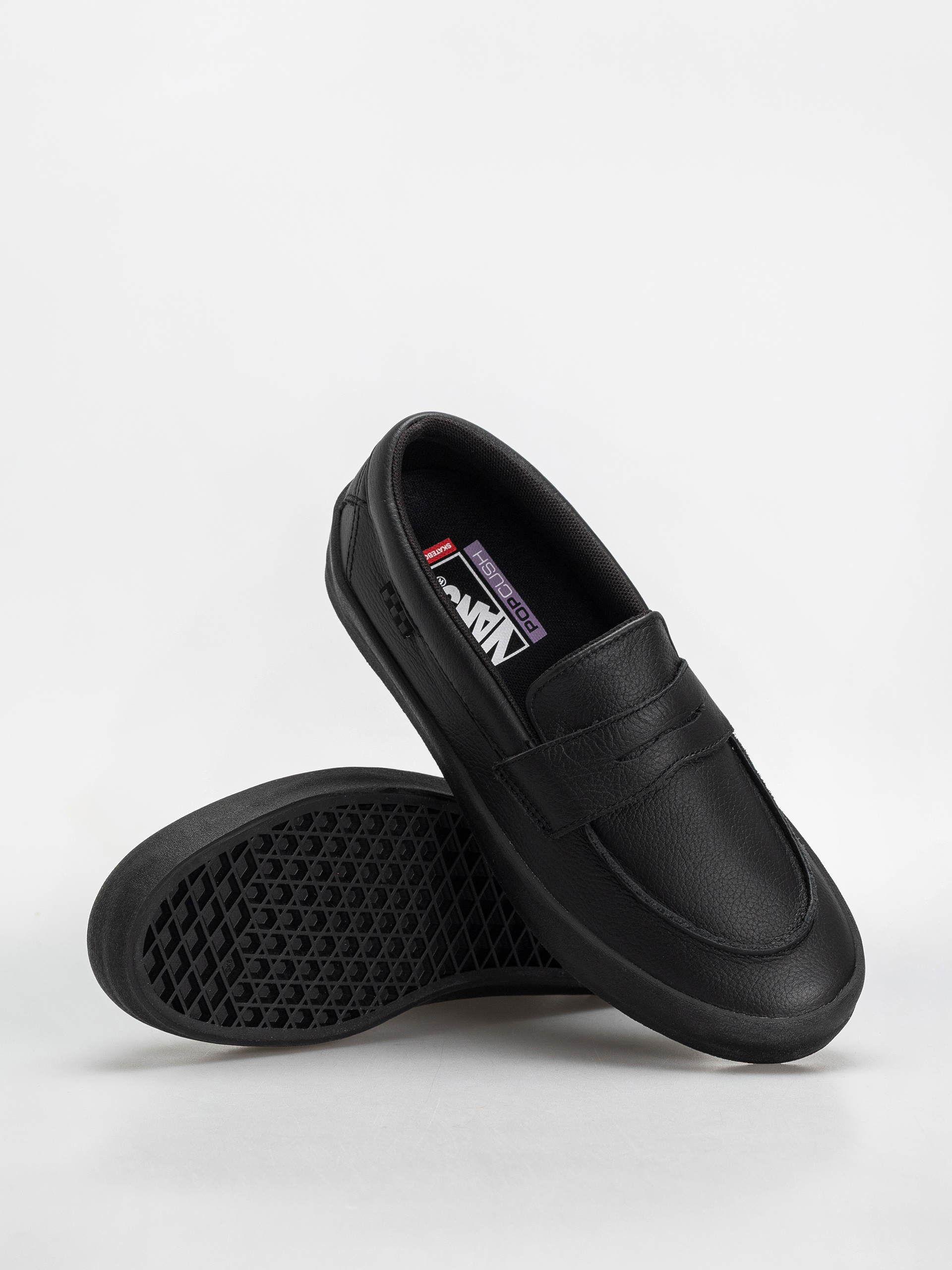 Vans Skate Loafer Cipők (black/black)