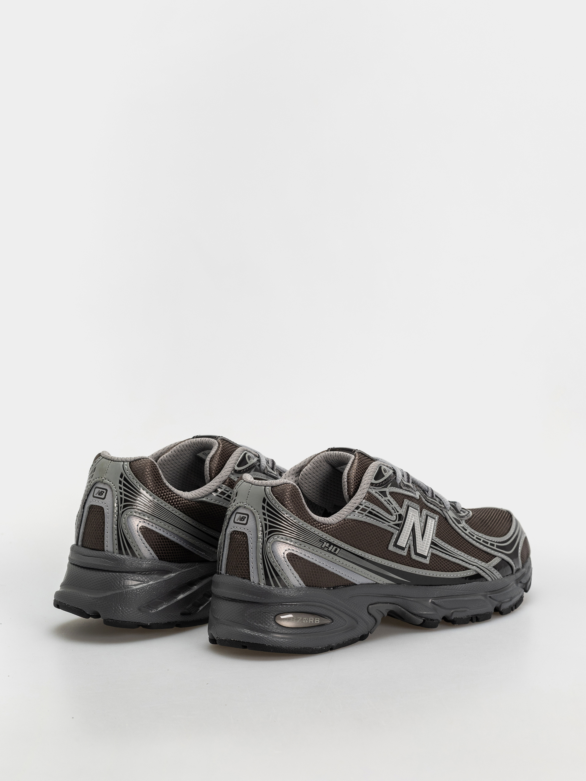 New Balance 740 Cipők (black metallic/castlerock pfp)