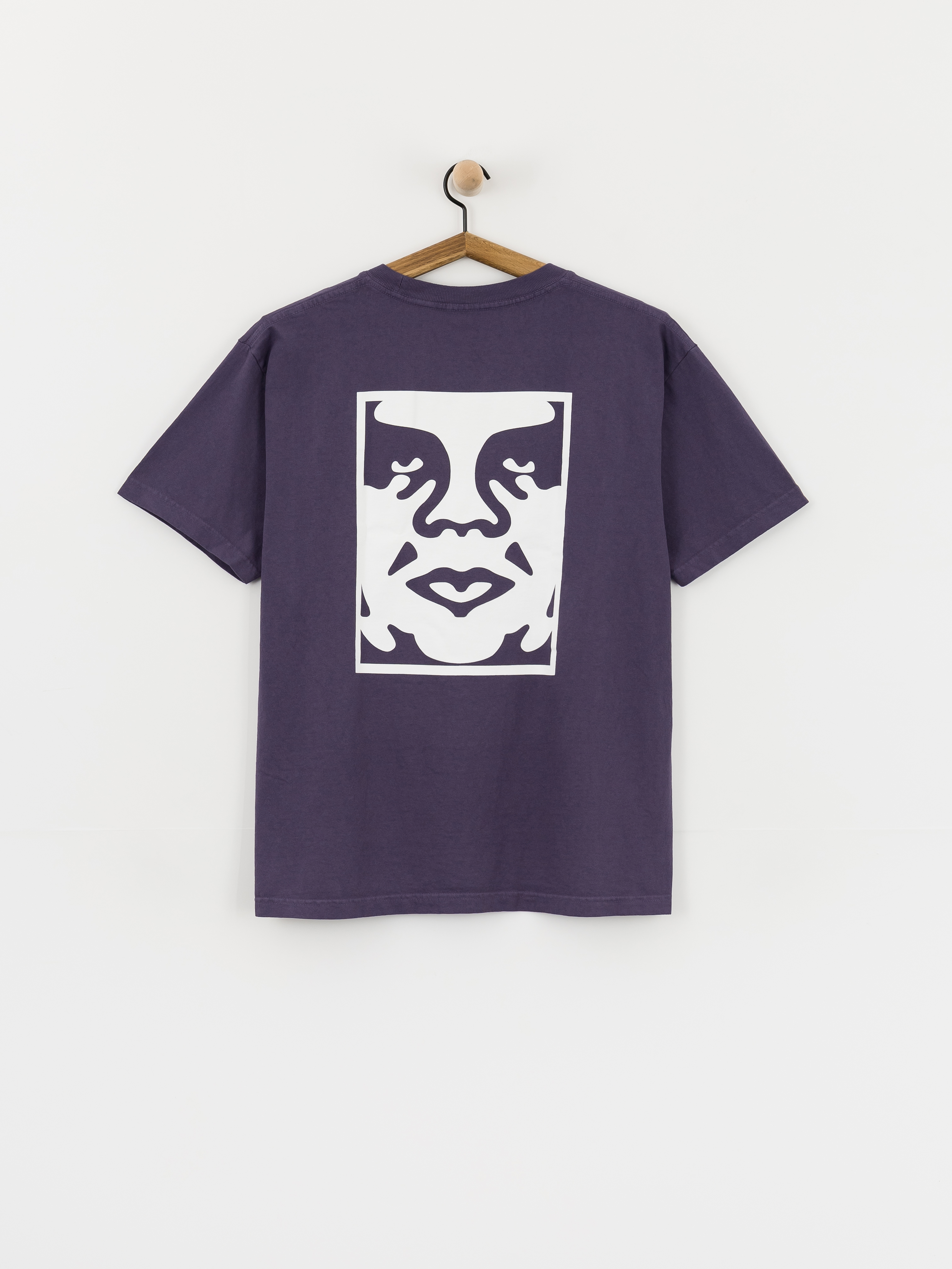OBEY Bold Icon Face Pu00f3lu00f3 (pigment purple velvet)