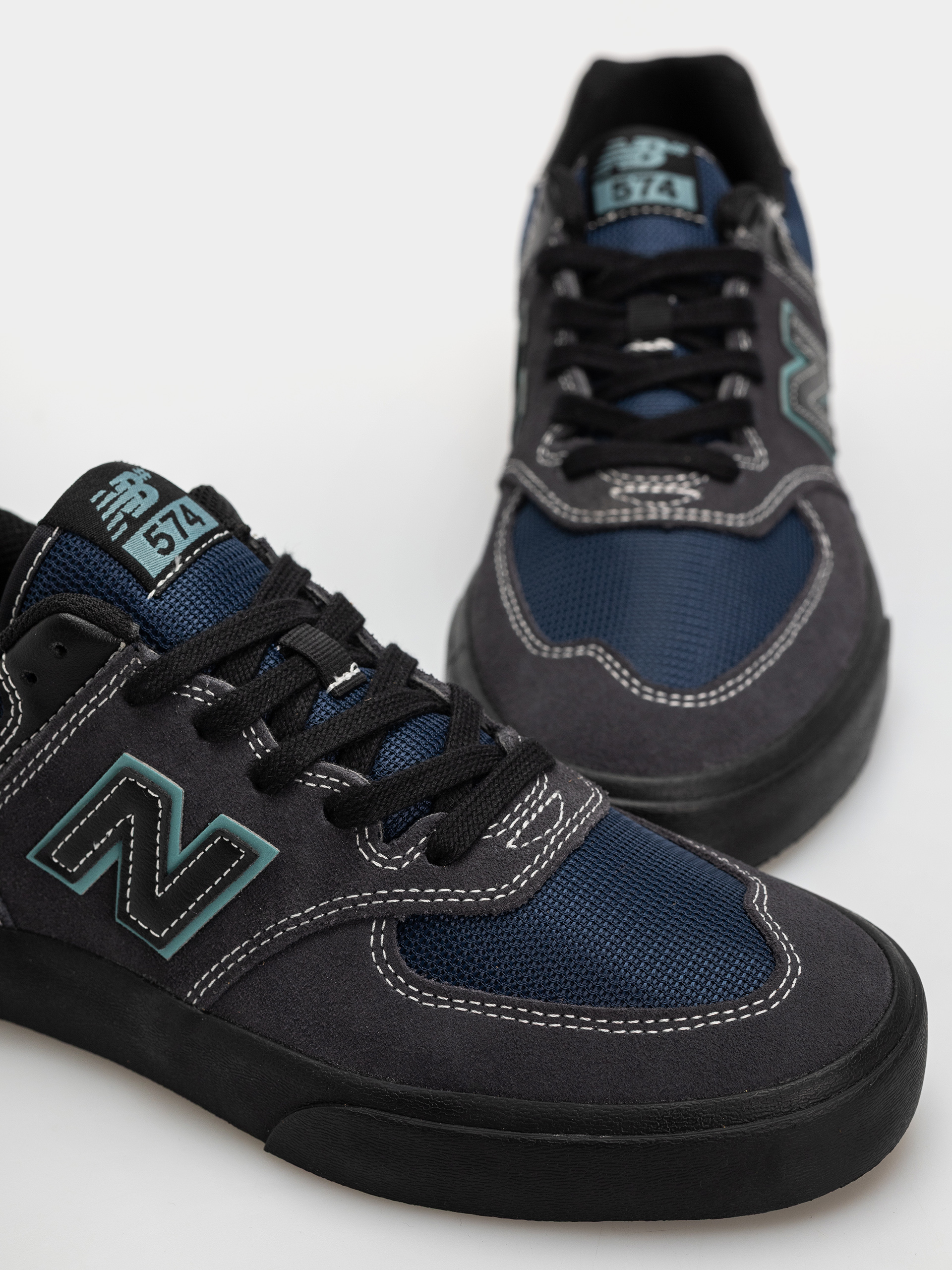 New Balance 574 Cipők (faded black/faded teal)