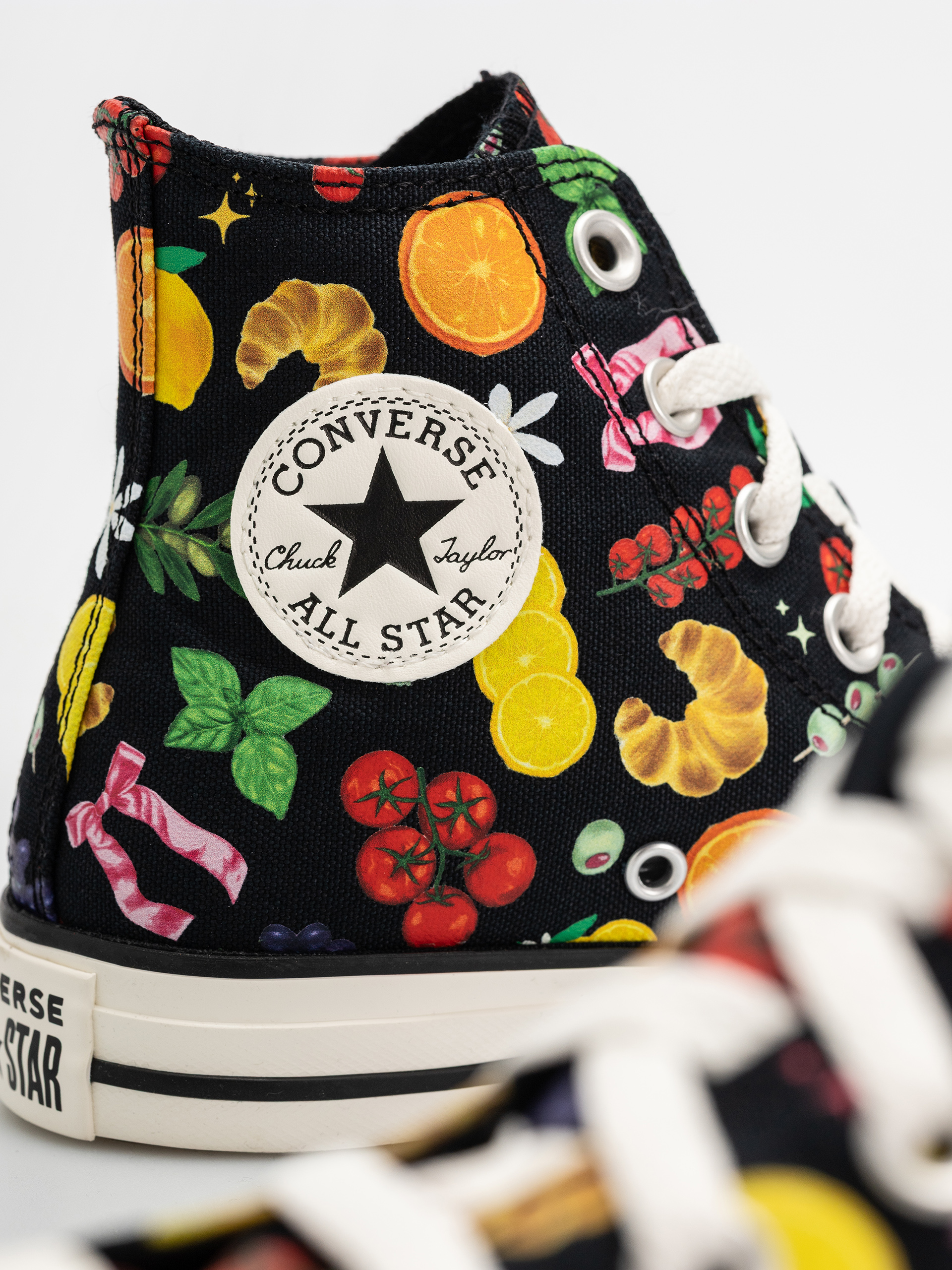Converse Chuck Taylor All Star Hi Tornacipők (black/yellow/egret)
