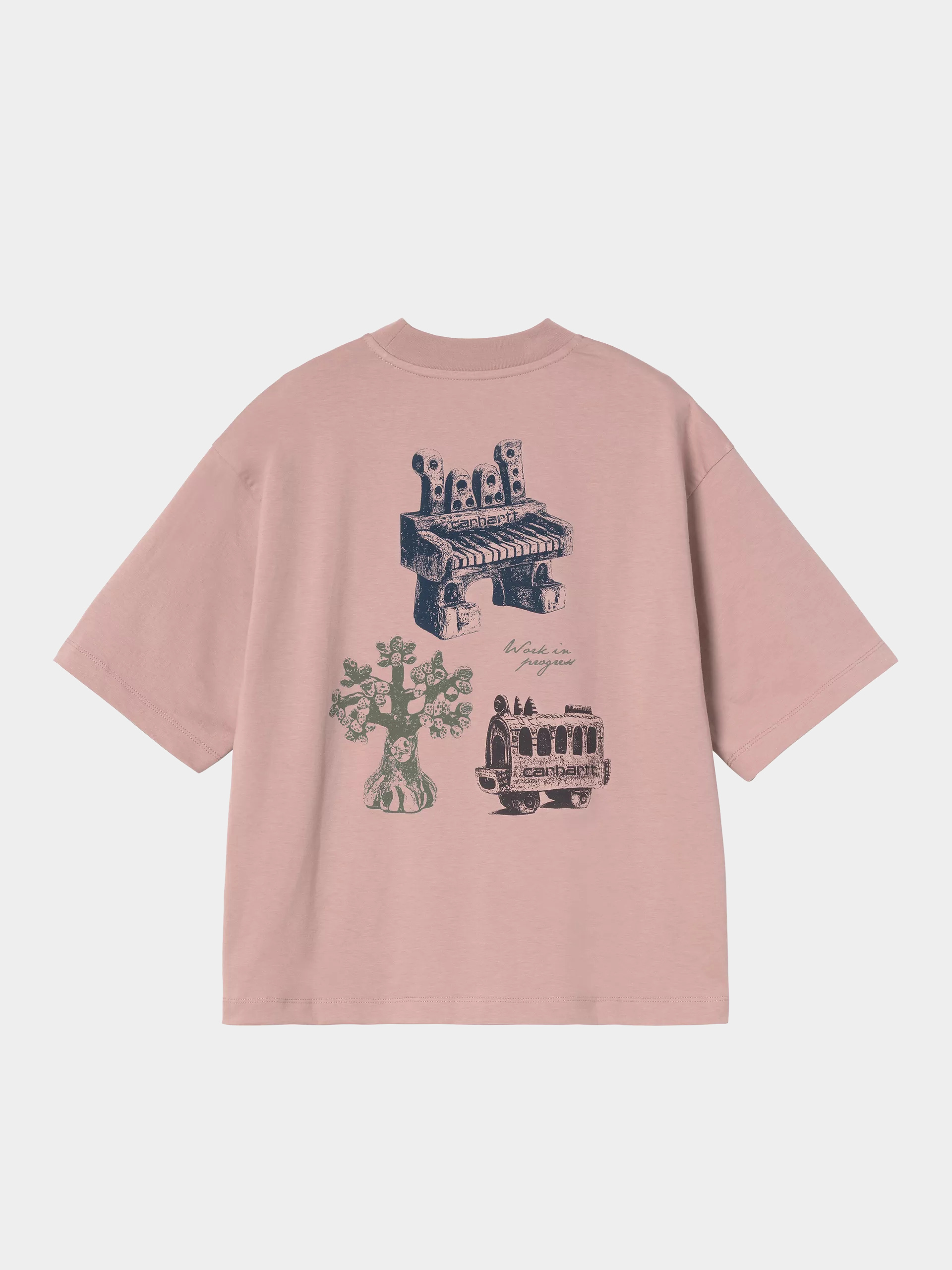 Póló Carhartt WIP Forma Wmn (gentle pink)