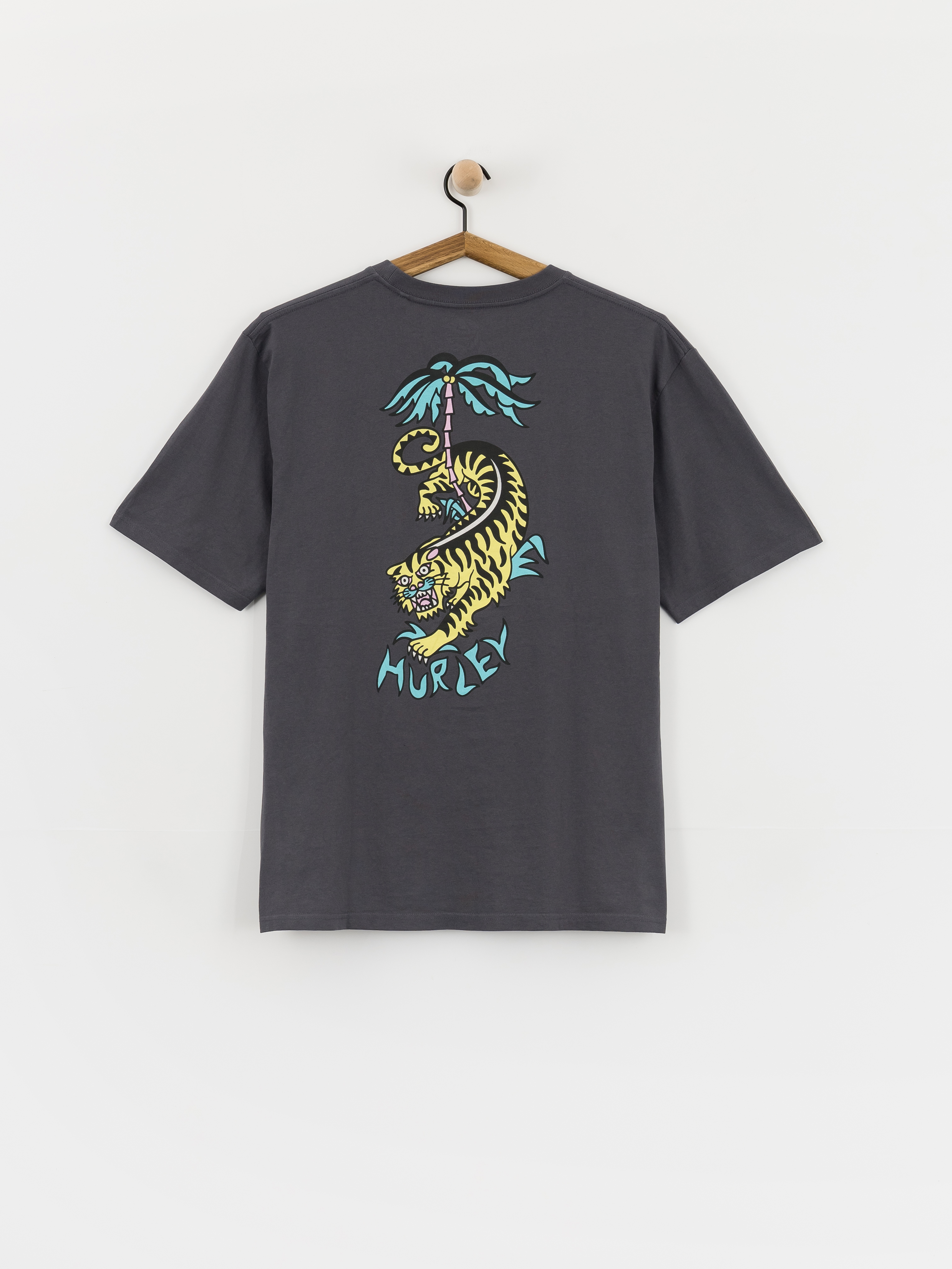 Hurley Etam Tiger Póló (dark stone grey)