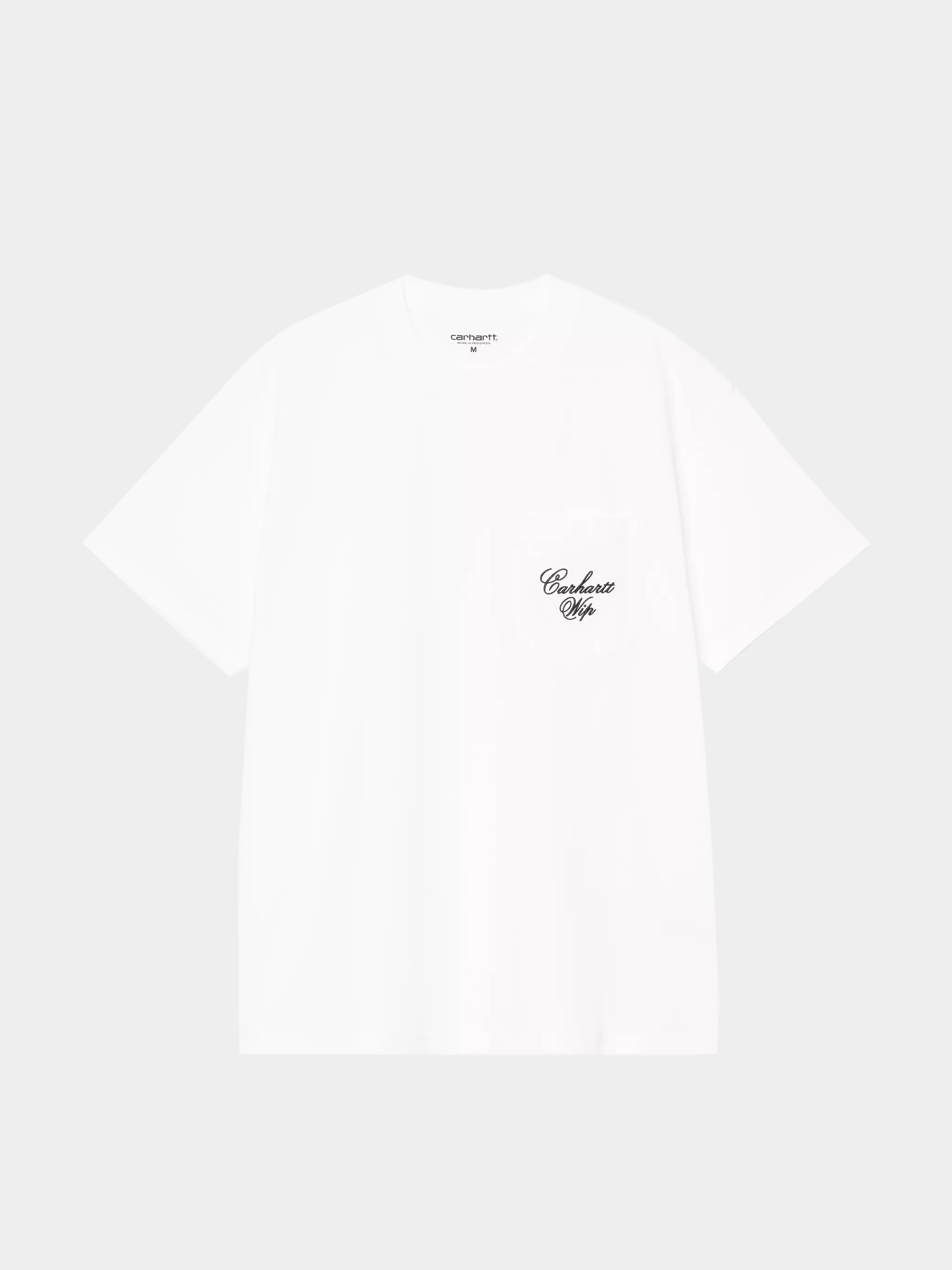 Póló Carhartt WIP Longhand Pocket (white/black)