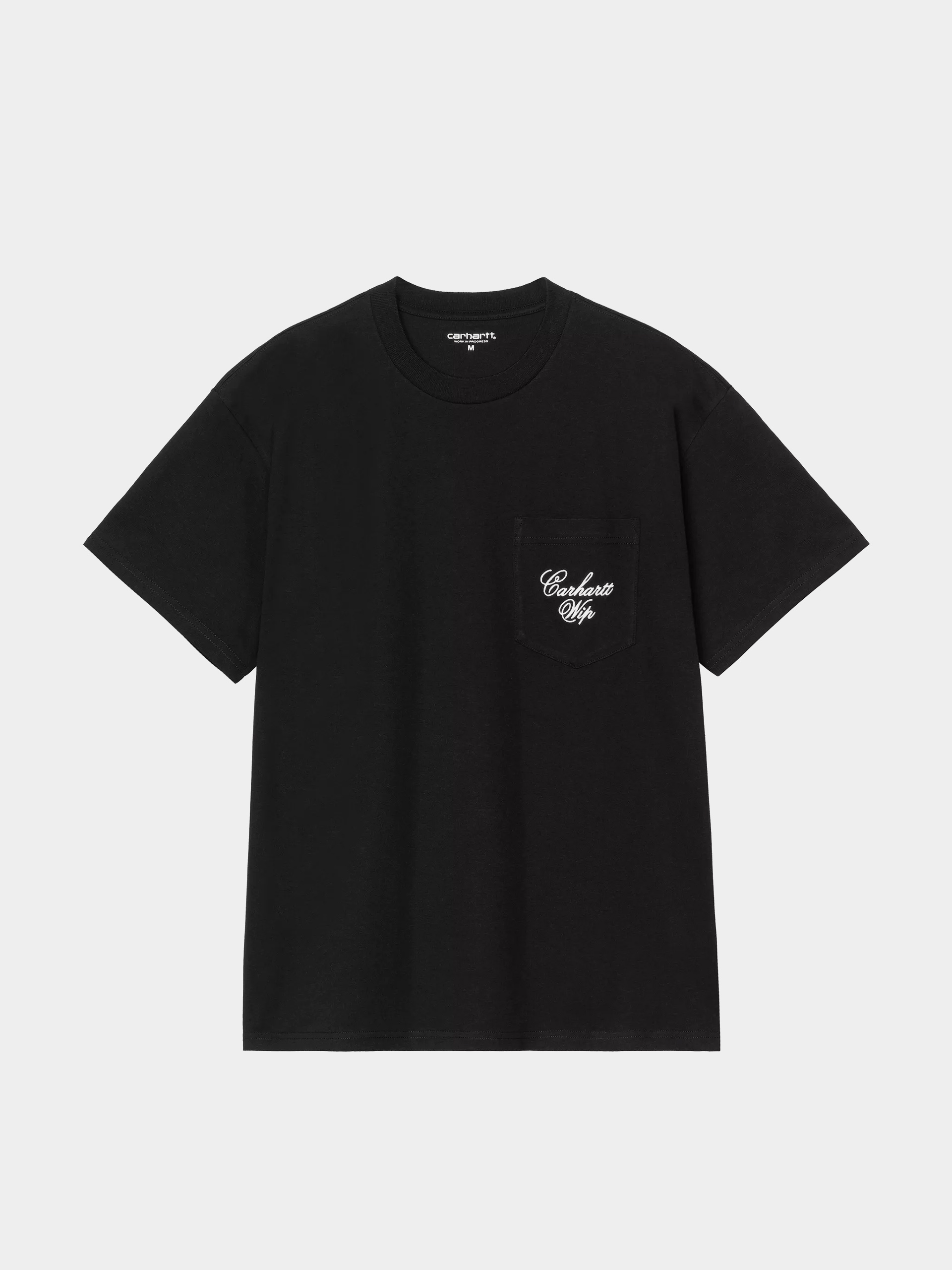 Póló Carhartt WIP Longhand Pocket (black/white)