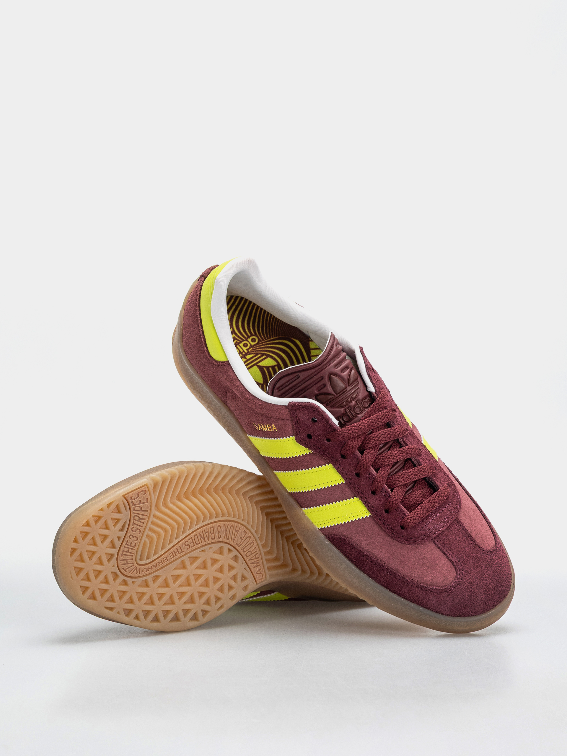 adidas Puig Samba Cipők (maroon/sesoye/shared)