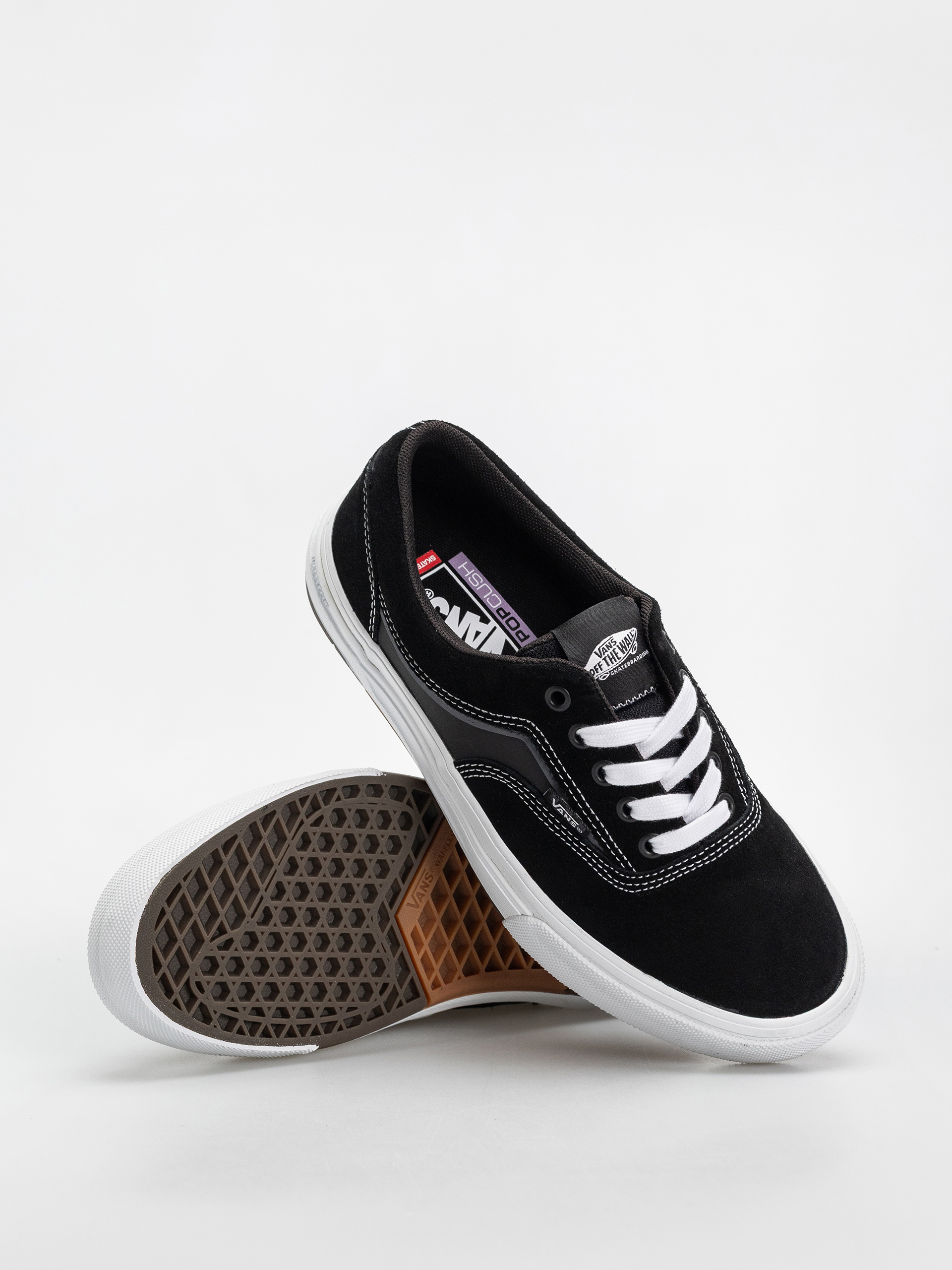 Vans Skate Era Wafflecup Cipők (black/white)