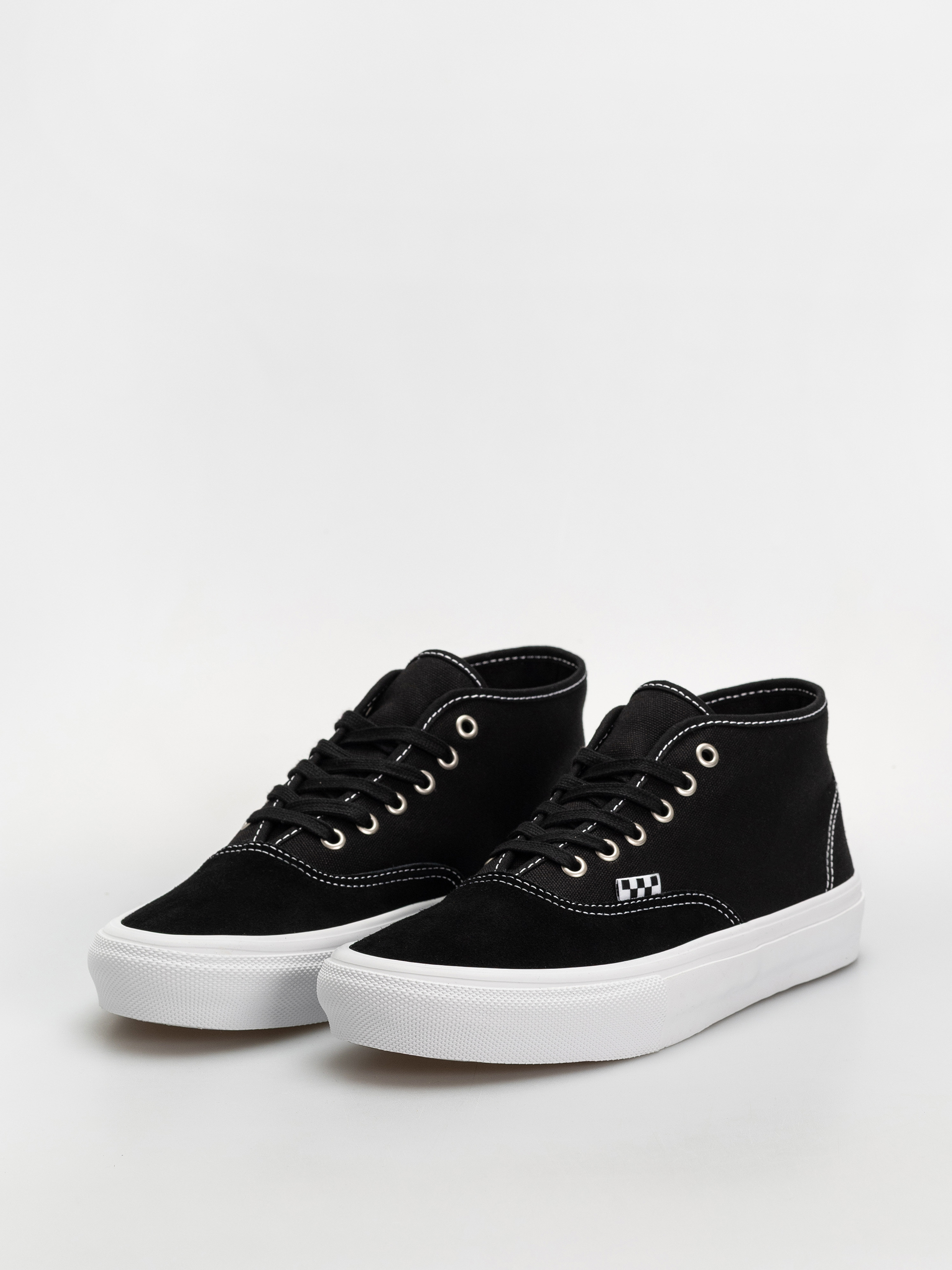 Vans Skate Authentic Mid Cipők (black/white)