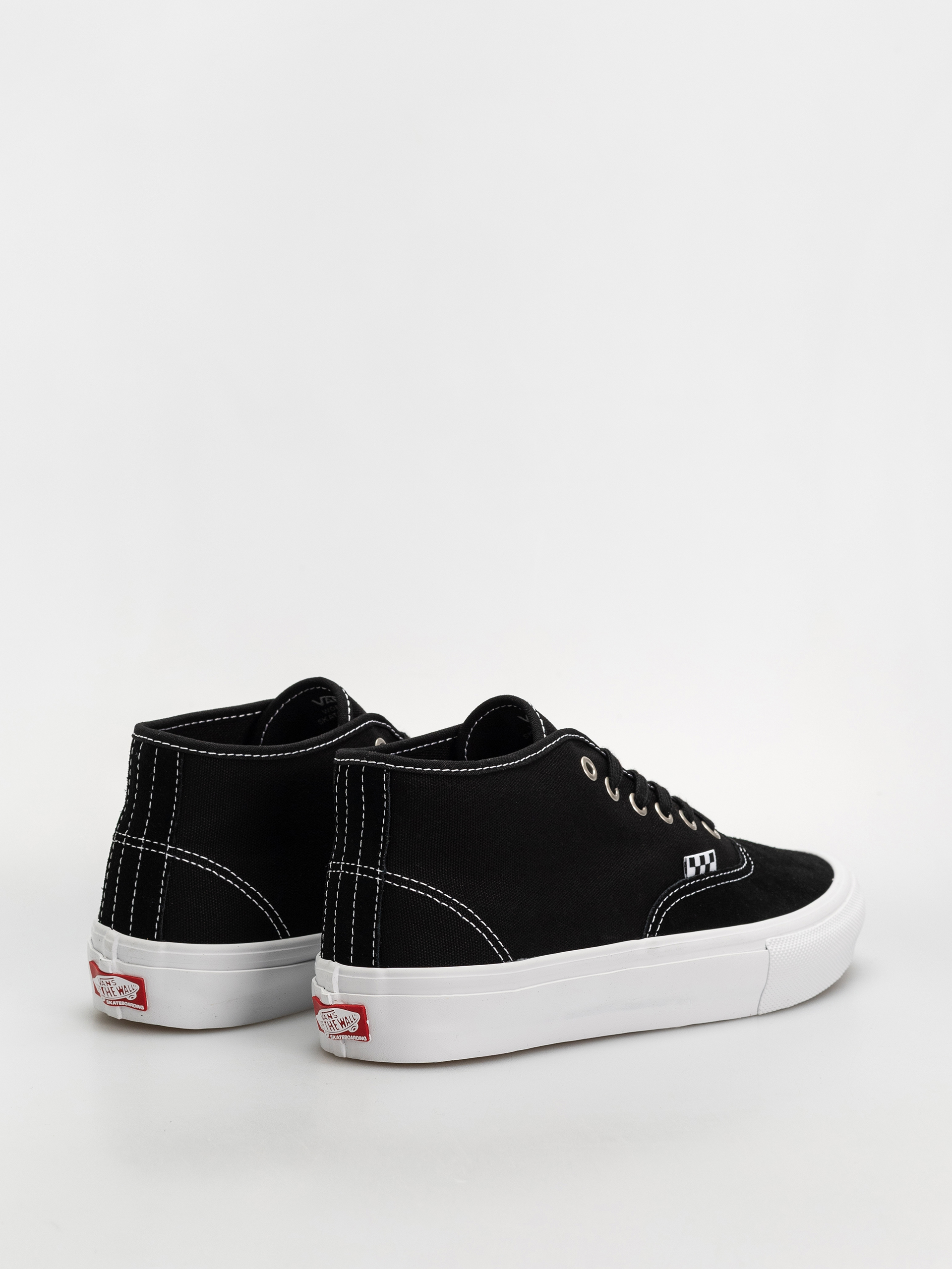 Vans Skate Authentic Mid Cipők (black/white)